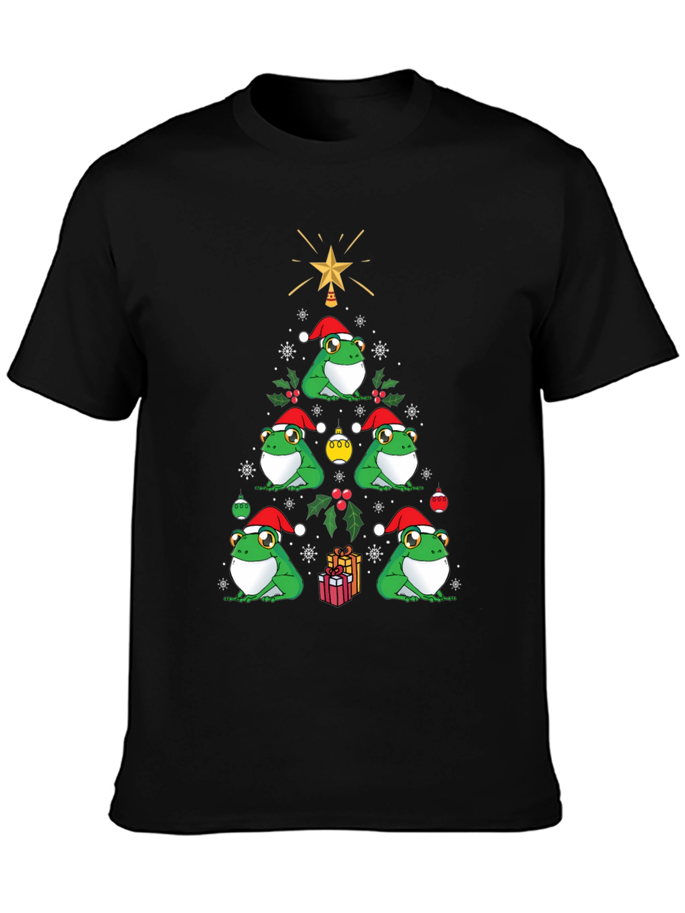 Christmas Frog Tree T-Shirt