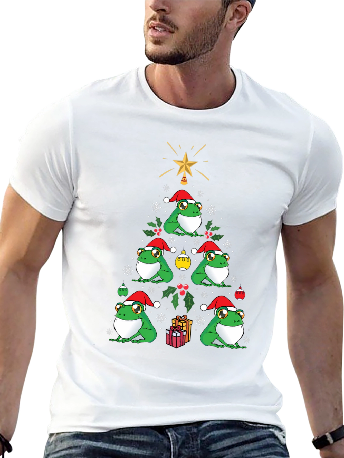 Christmas Frog Tree T-Shirt