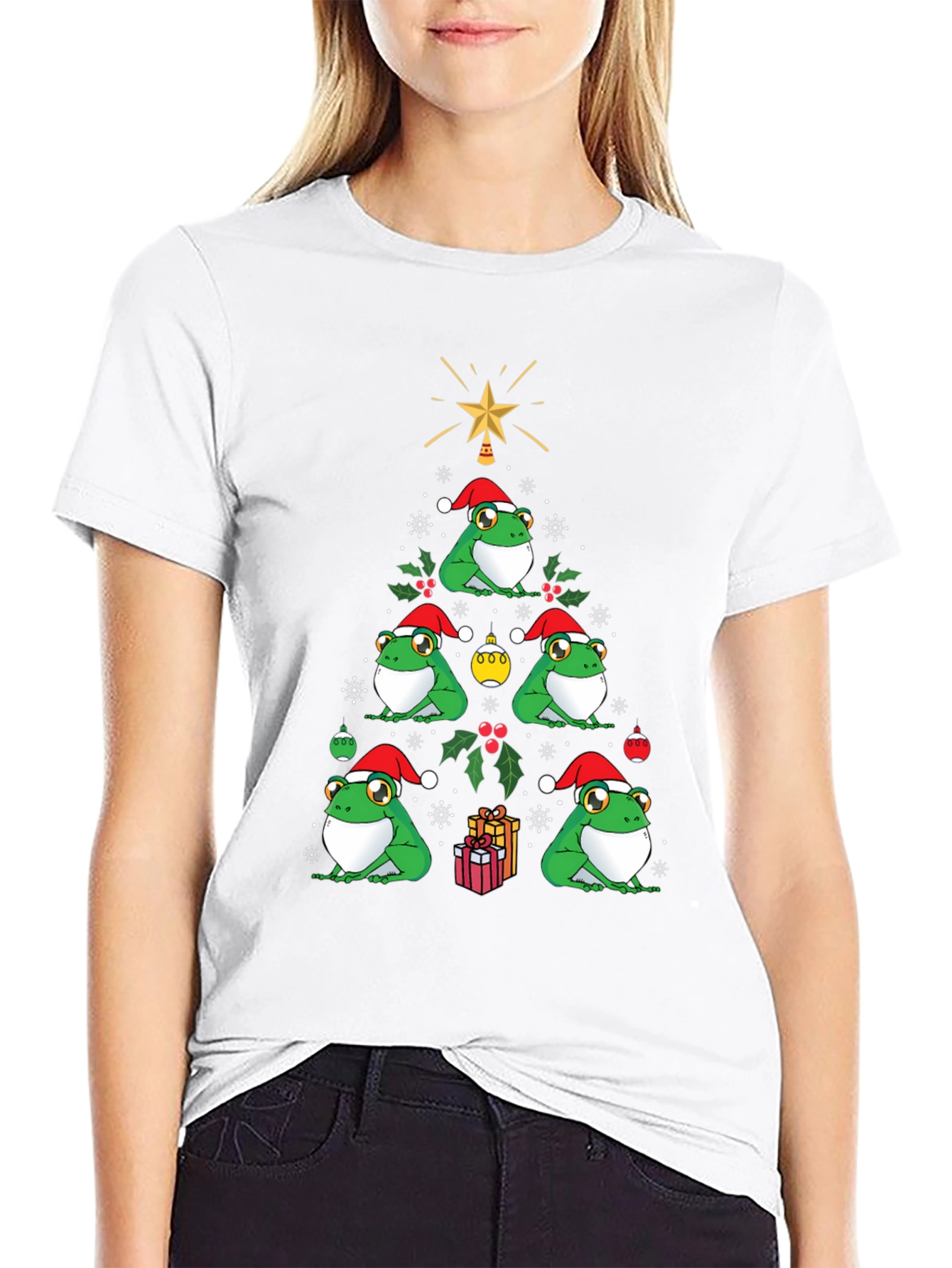 Christmas Frog Tree T-Shirt