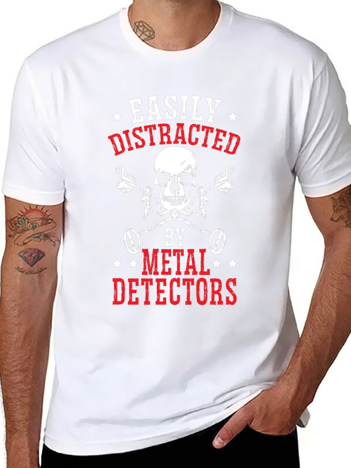 Easily Distracted by Metal Detectors T-Shirt