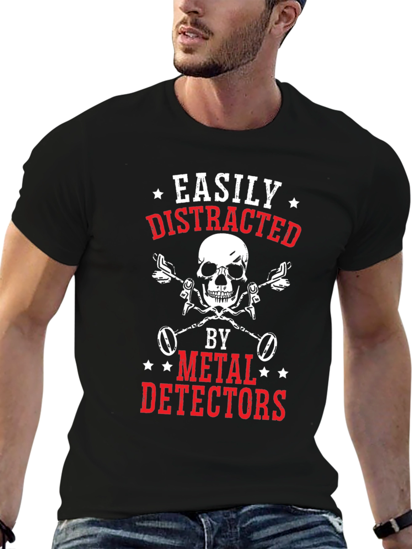 Easily Distracted by Metal Detectors T-Shirt