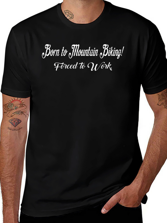 Born to Mountain Bike T-Shirt - Funny Biker Tee