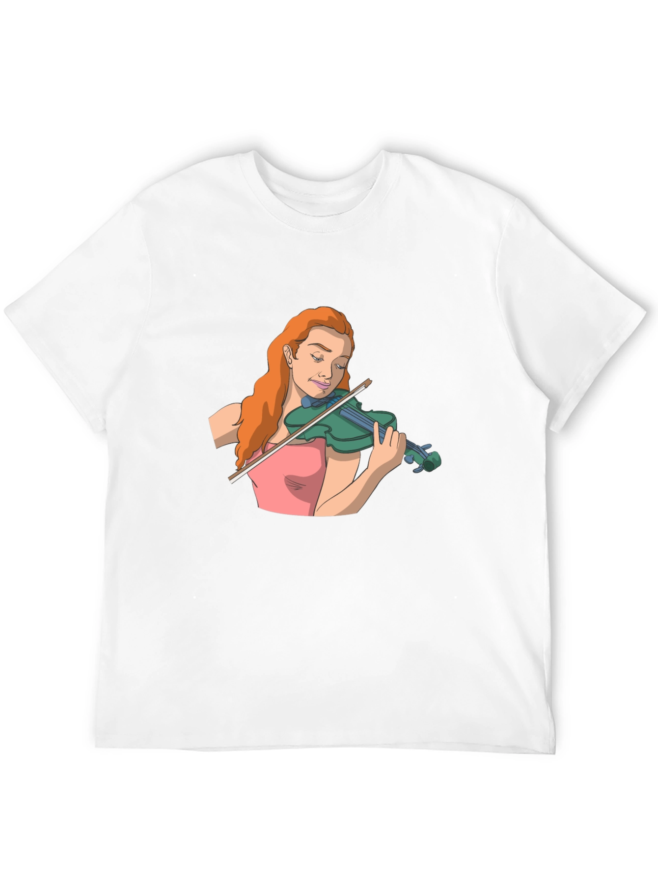 Violin Player Graphic T-Shirt