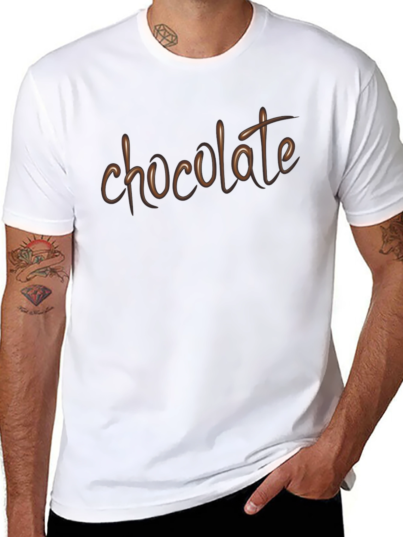 Chocolate Graphic Tee