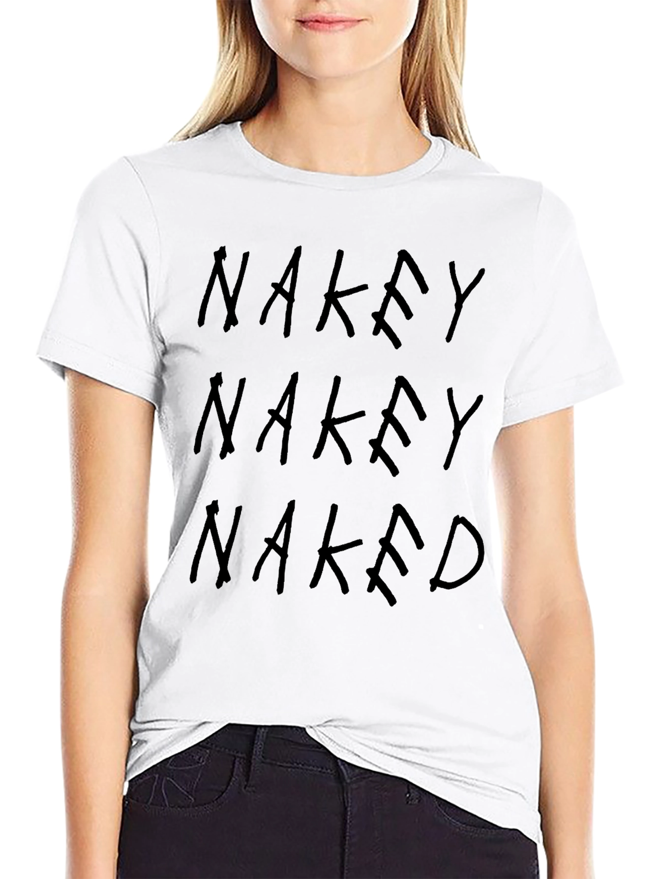 Nakey T-Shirt - Bold Graphic Tee