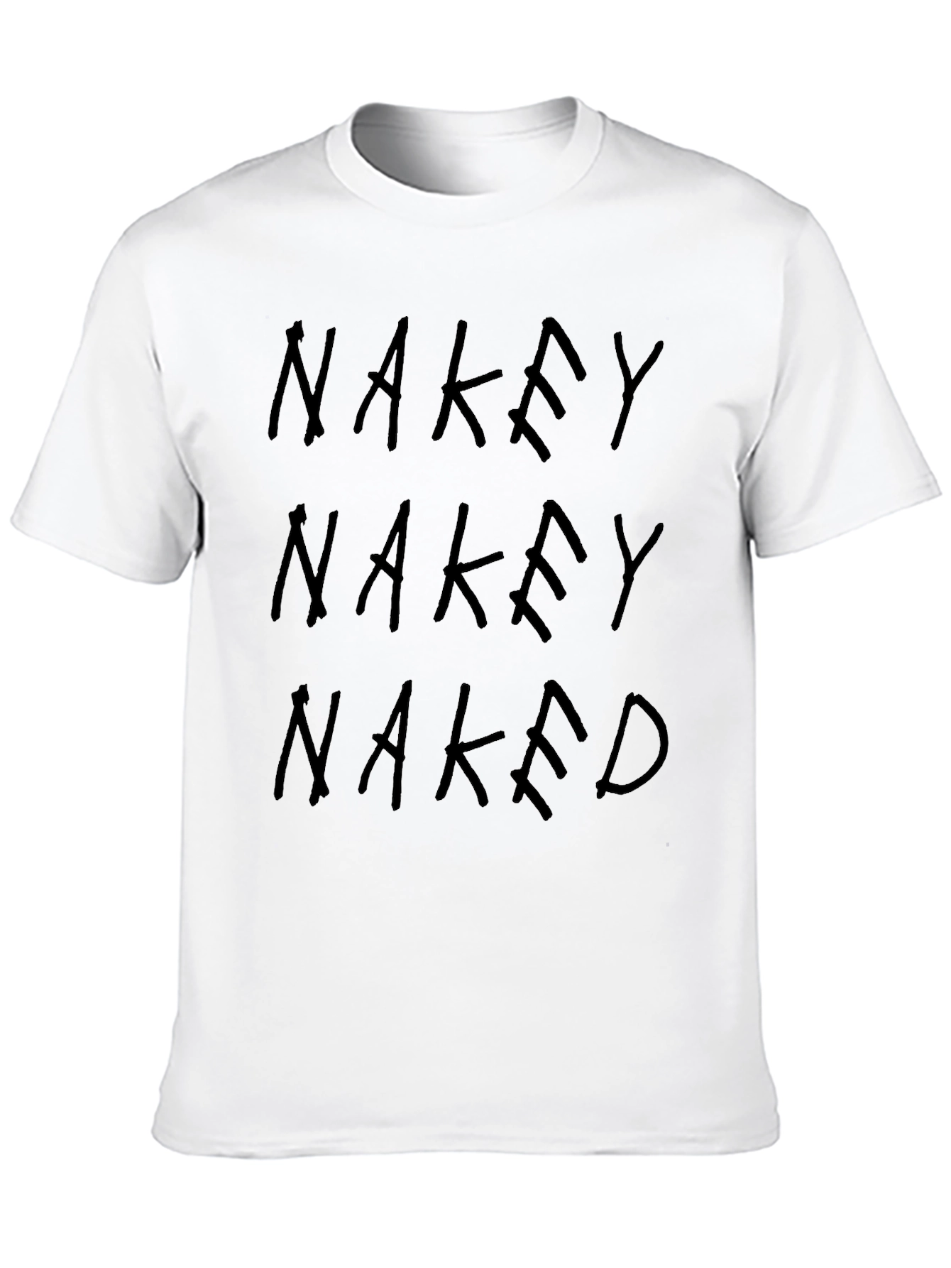 Nakey T-Shirt - Bold Graphic Tee