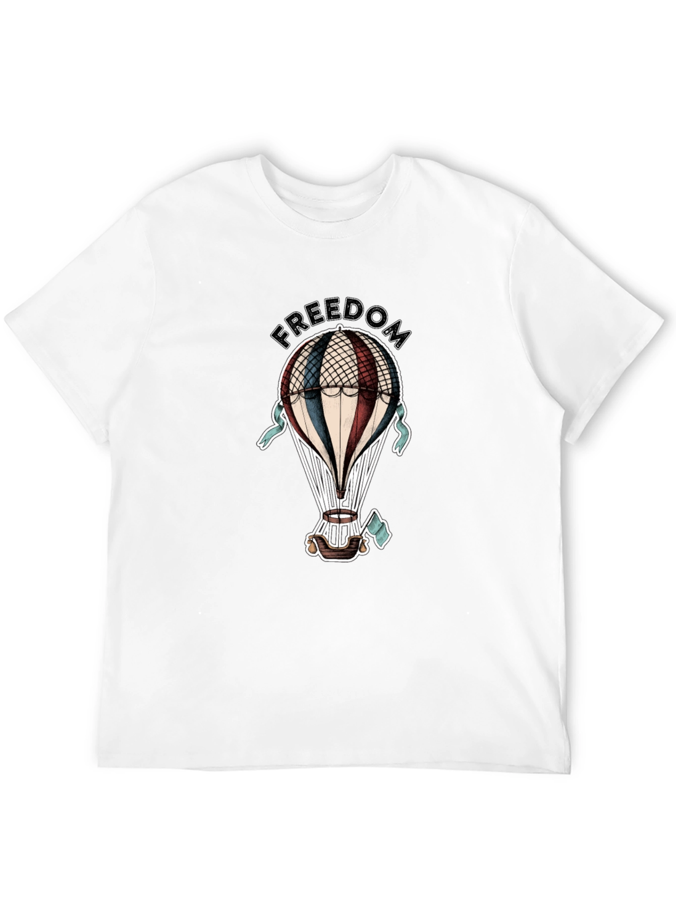 Freedom Hot Air Balloon Graphic Tee