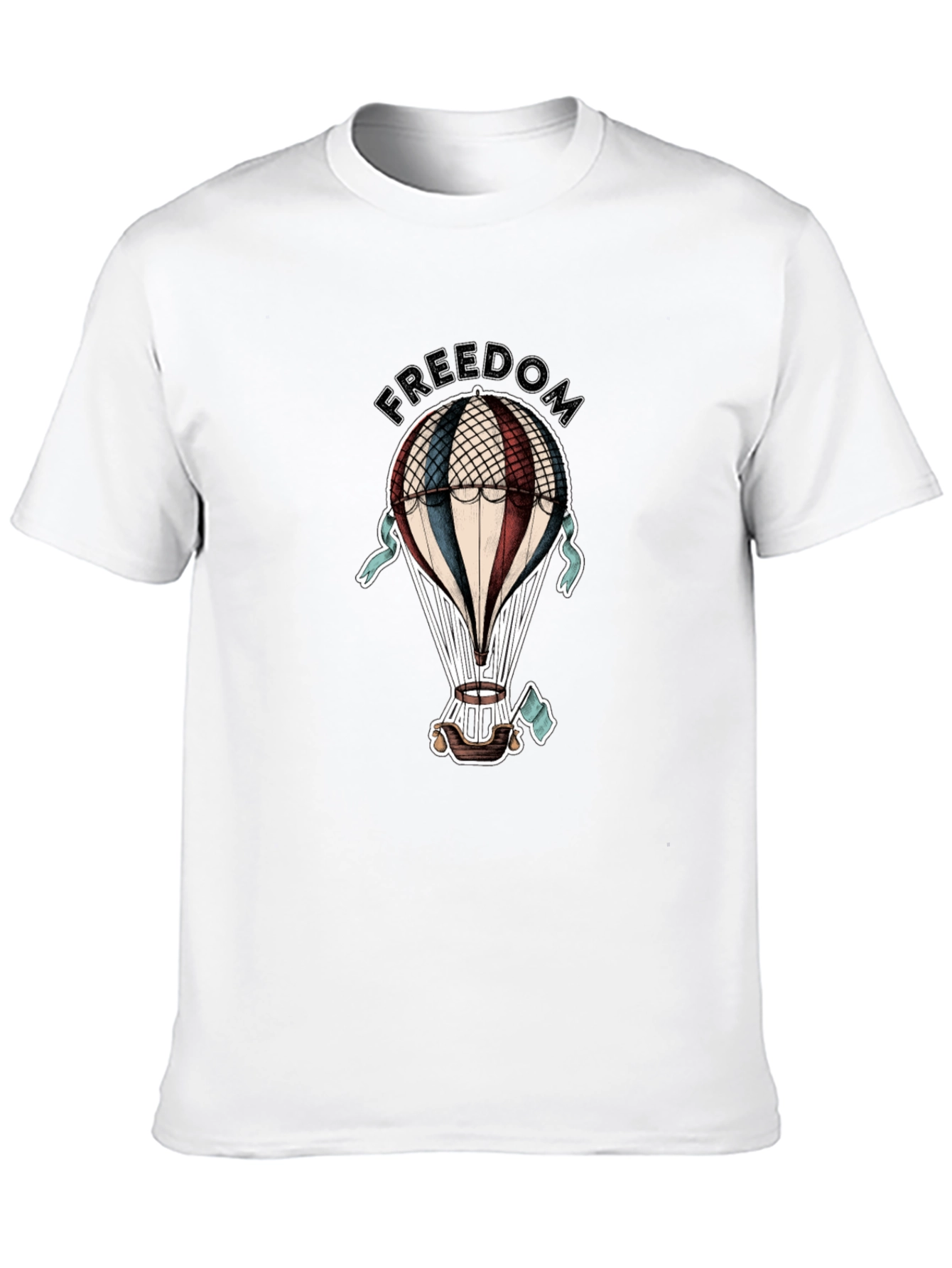 Freedom Hot Air Balloon Graphic Tee
