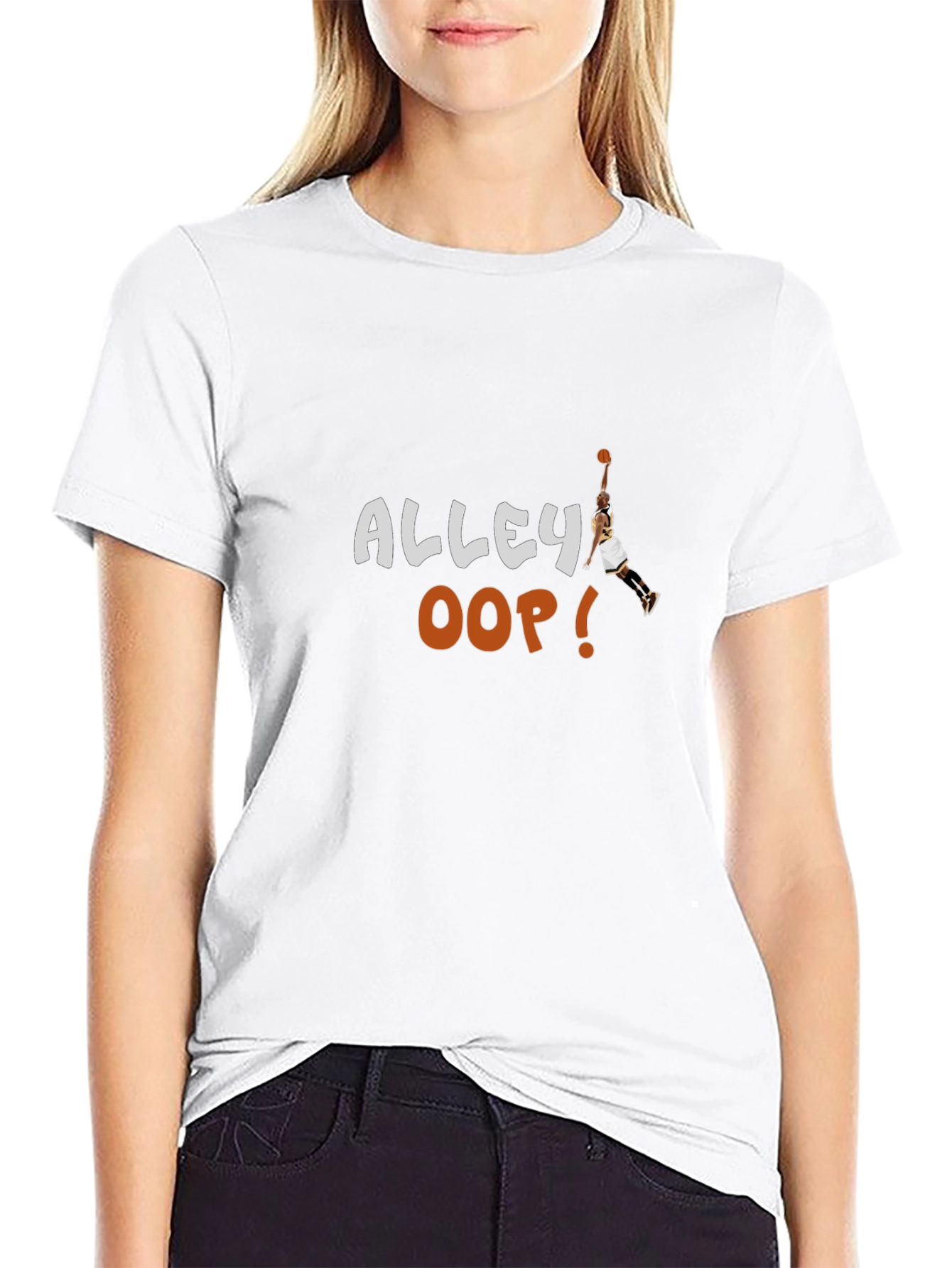 Alley Oop Graphic Tee - Basketball Design