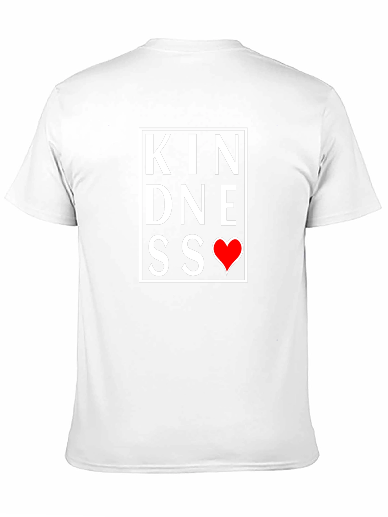 Kindness Heart Graphic Tee - Black Casual Shirt