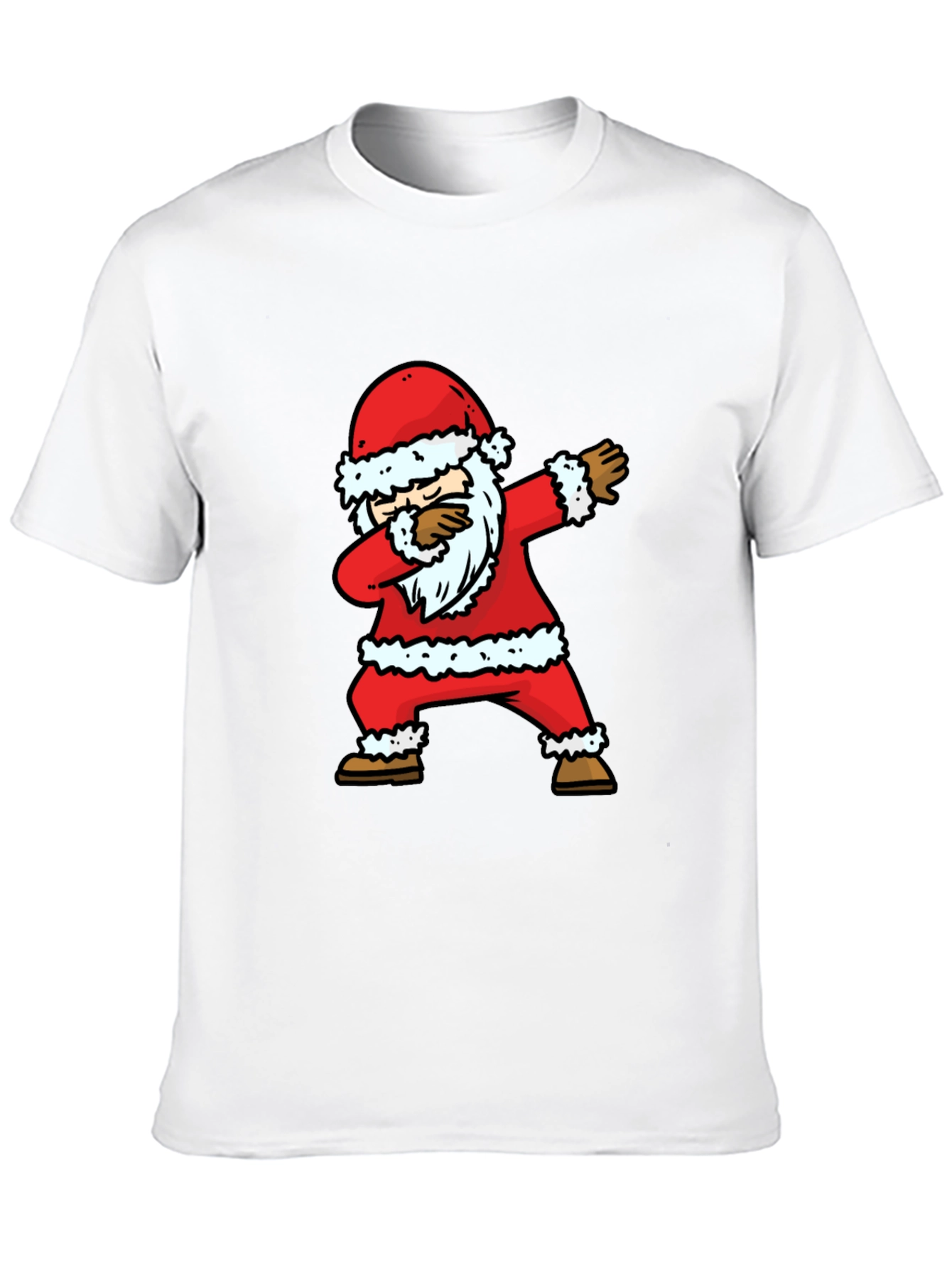 Dabbing Santa Christmas T-Shirt - Holiday Fun!