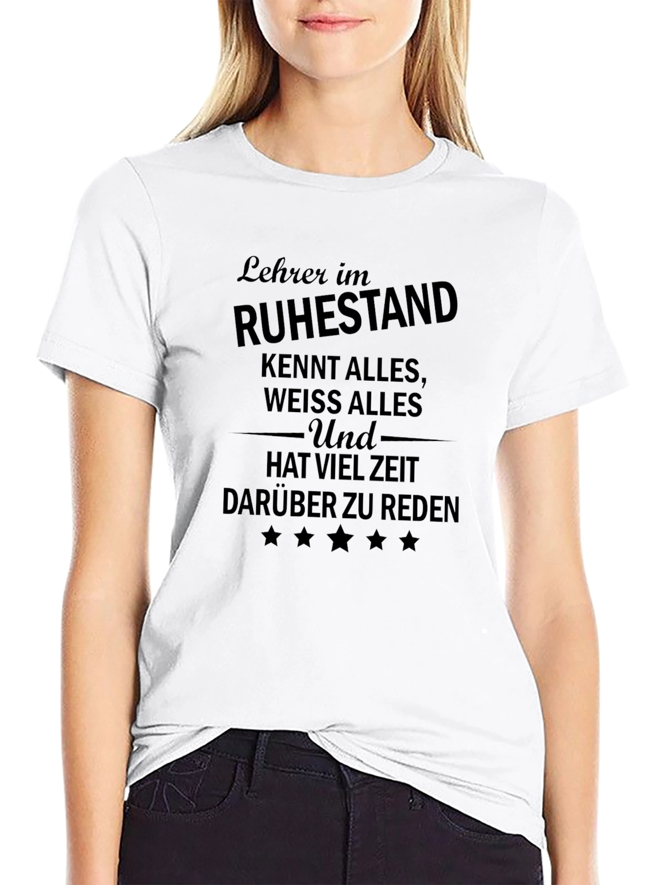 Retired Teacher T-Shirt - Ruhestand Design