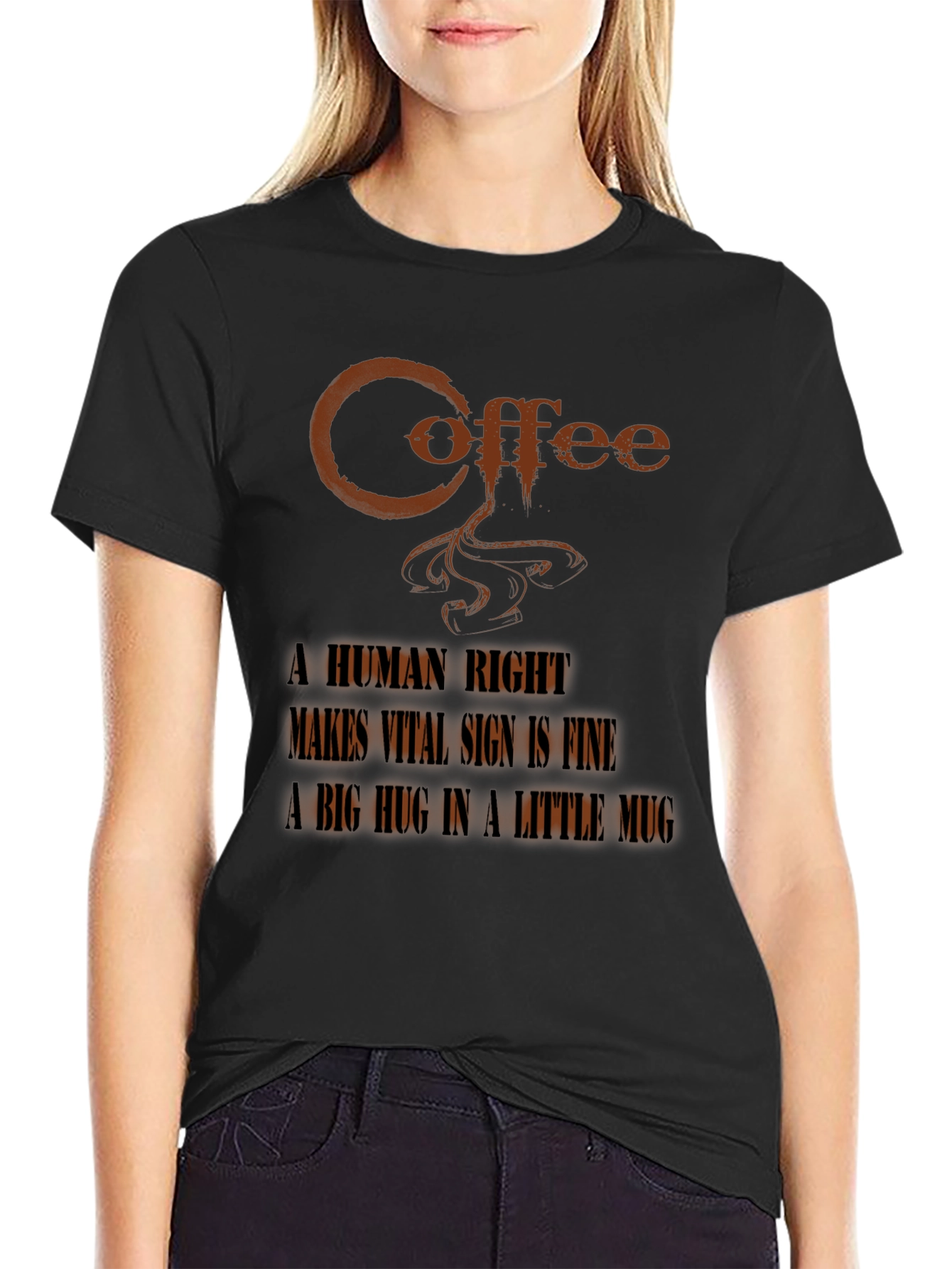 Coffee A Human Right Graphic Tee