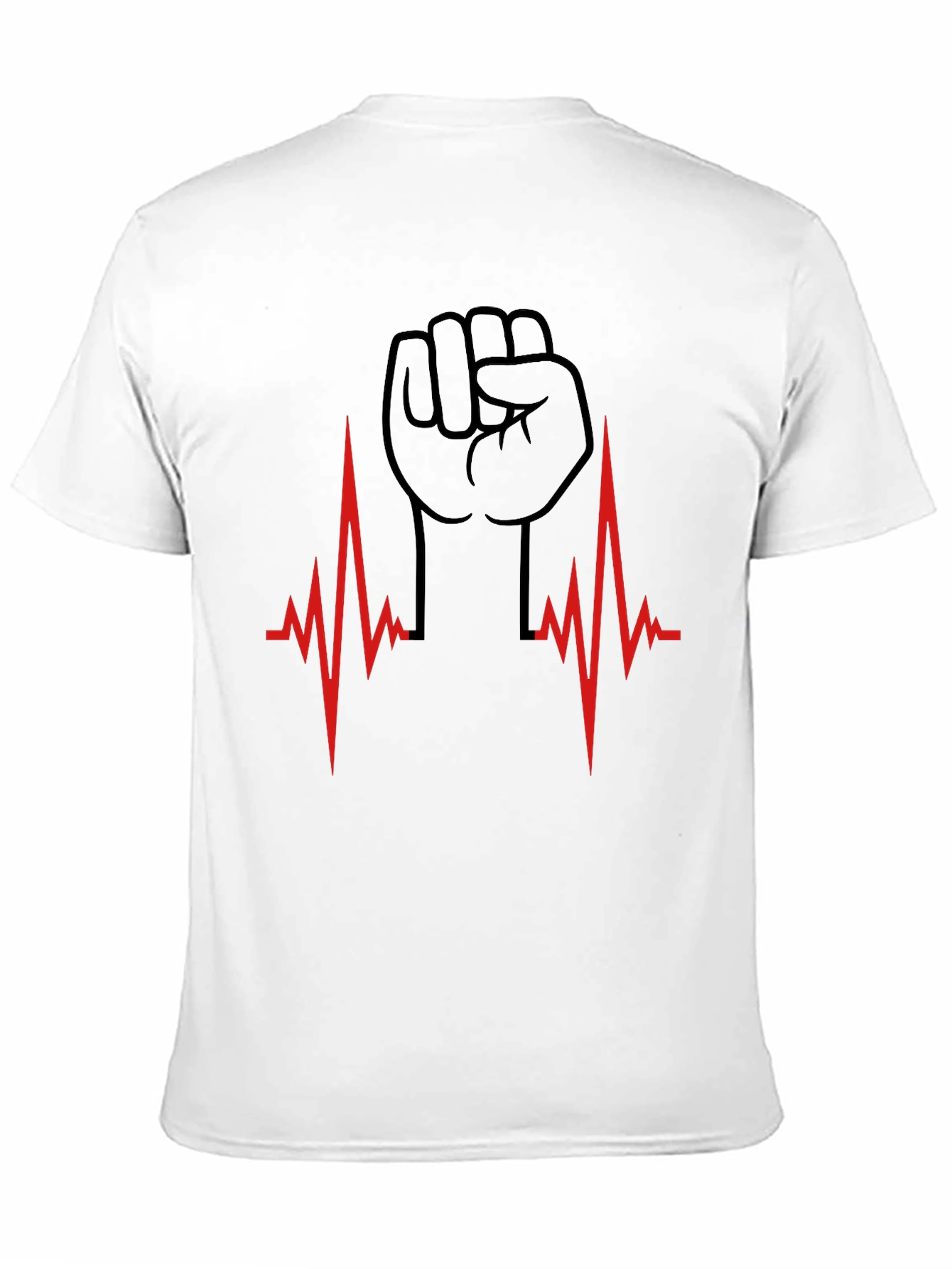 Heartbeat Fist Graphic T-Shirt