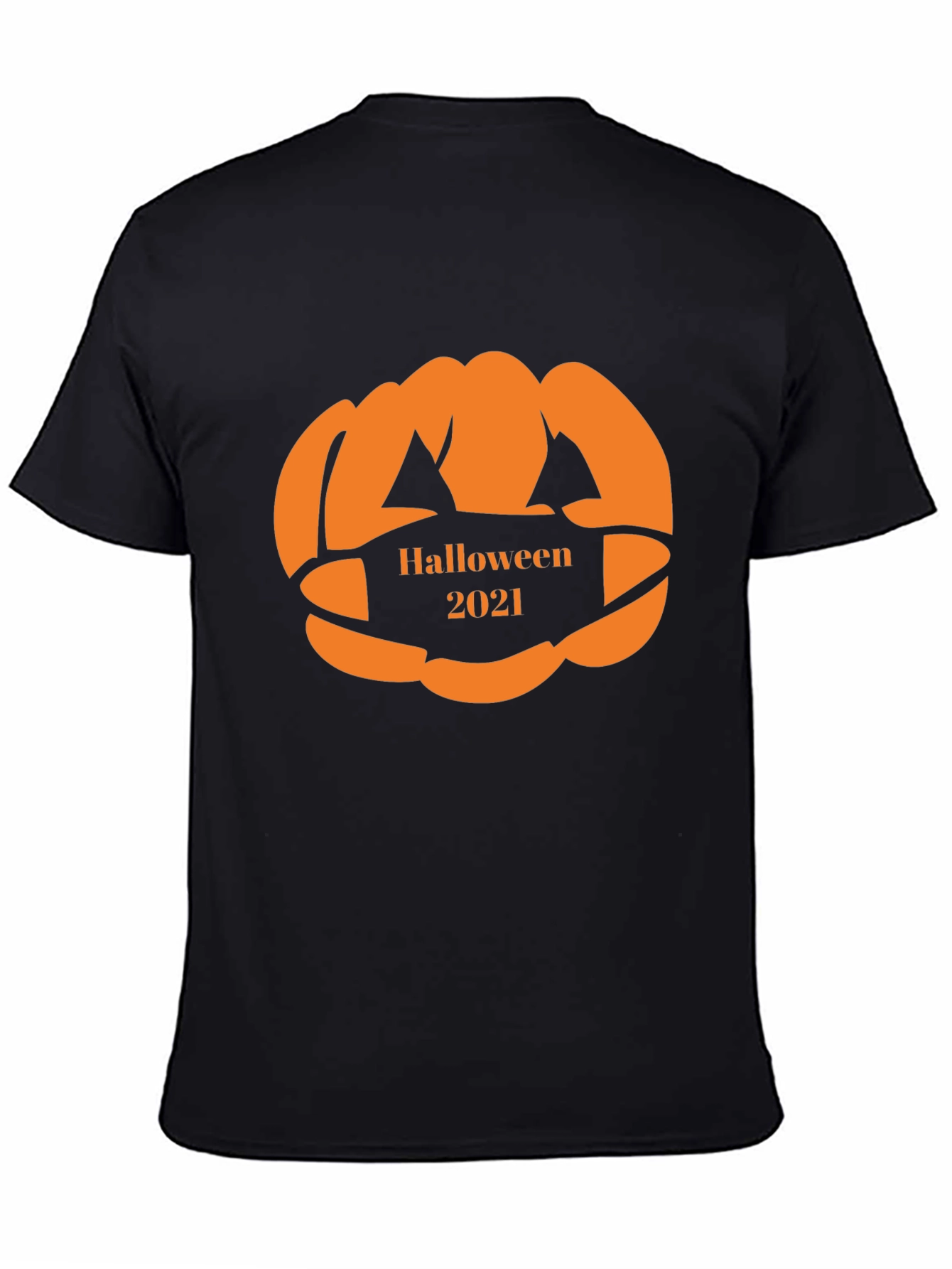 Halloween 2021 Pumpkin Face Mask T-Shirt
