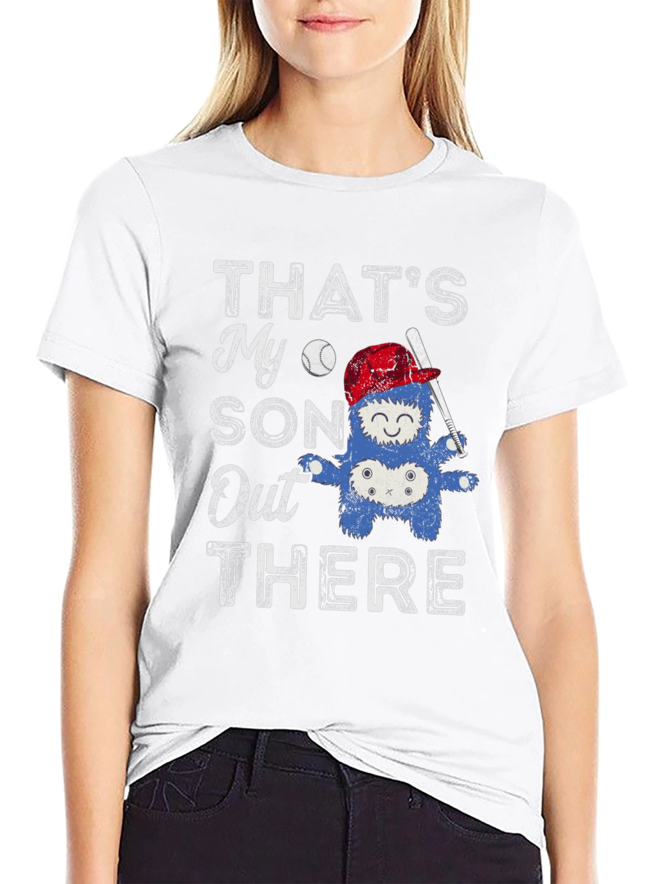 Thats My Son Out There Baseball Graphic Tee