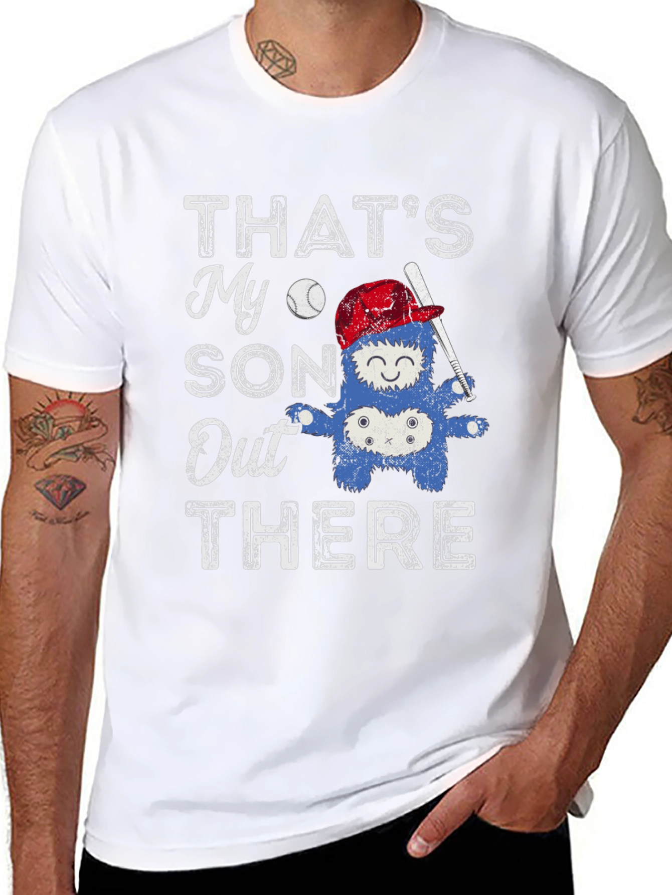 Thats My Son Out There Baseball Graphic Tee
