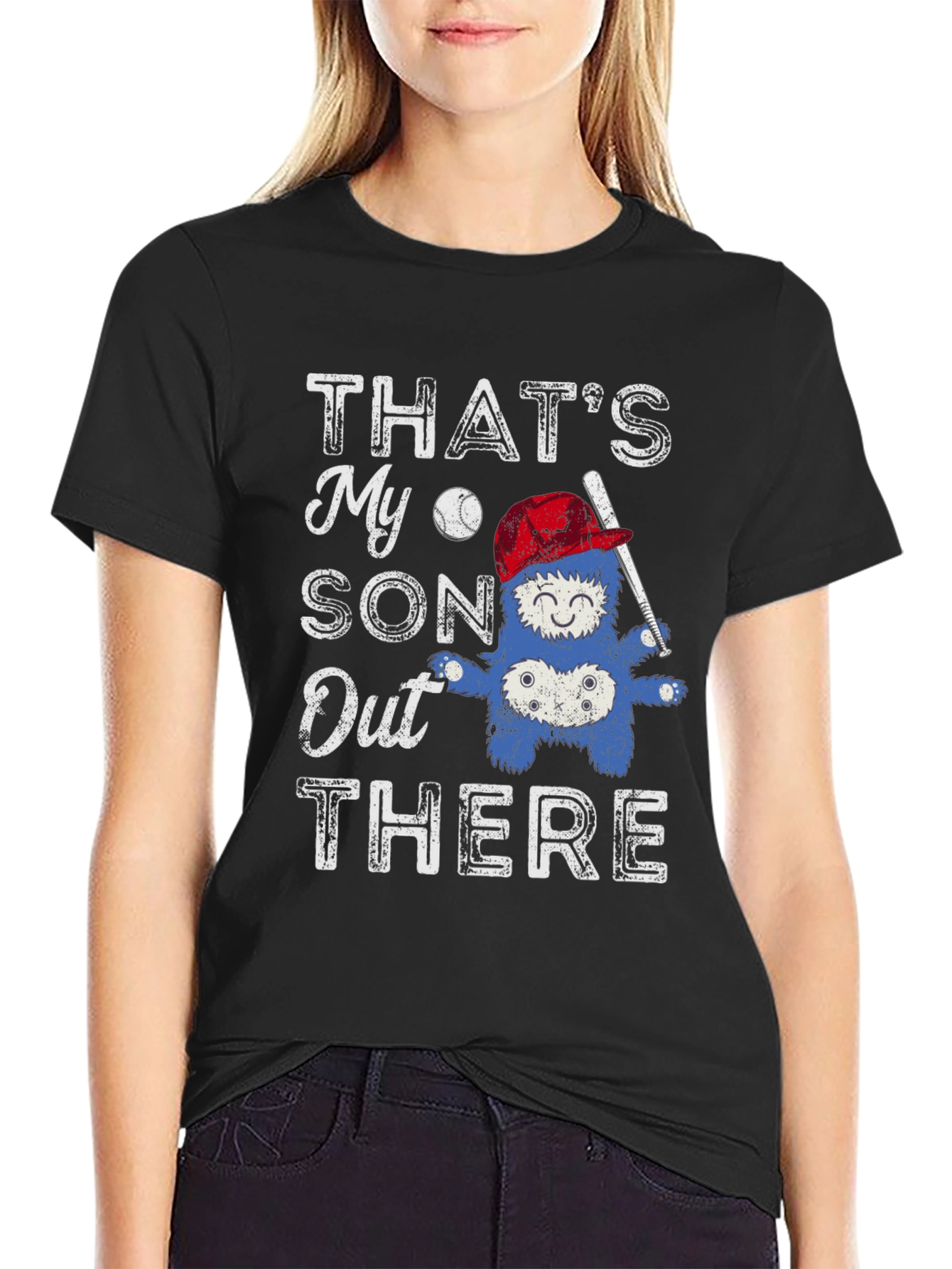 Thats My Son Out There Baseball Graphic Tee