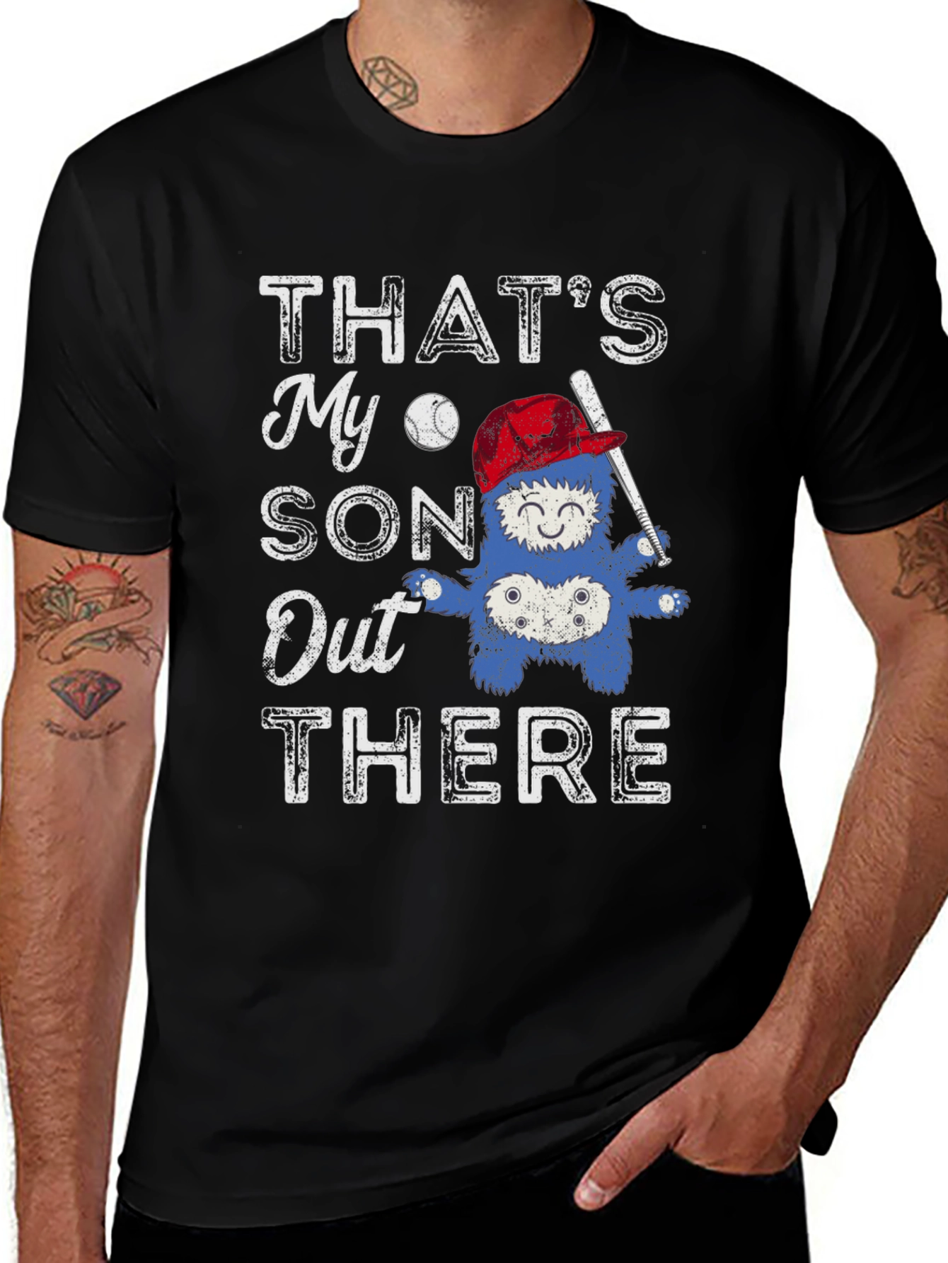 Thats My Son Out There Baseball Graphic Tee