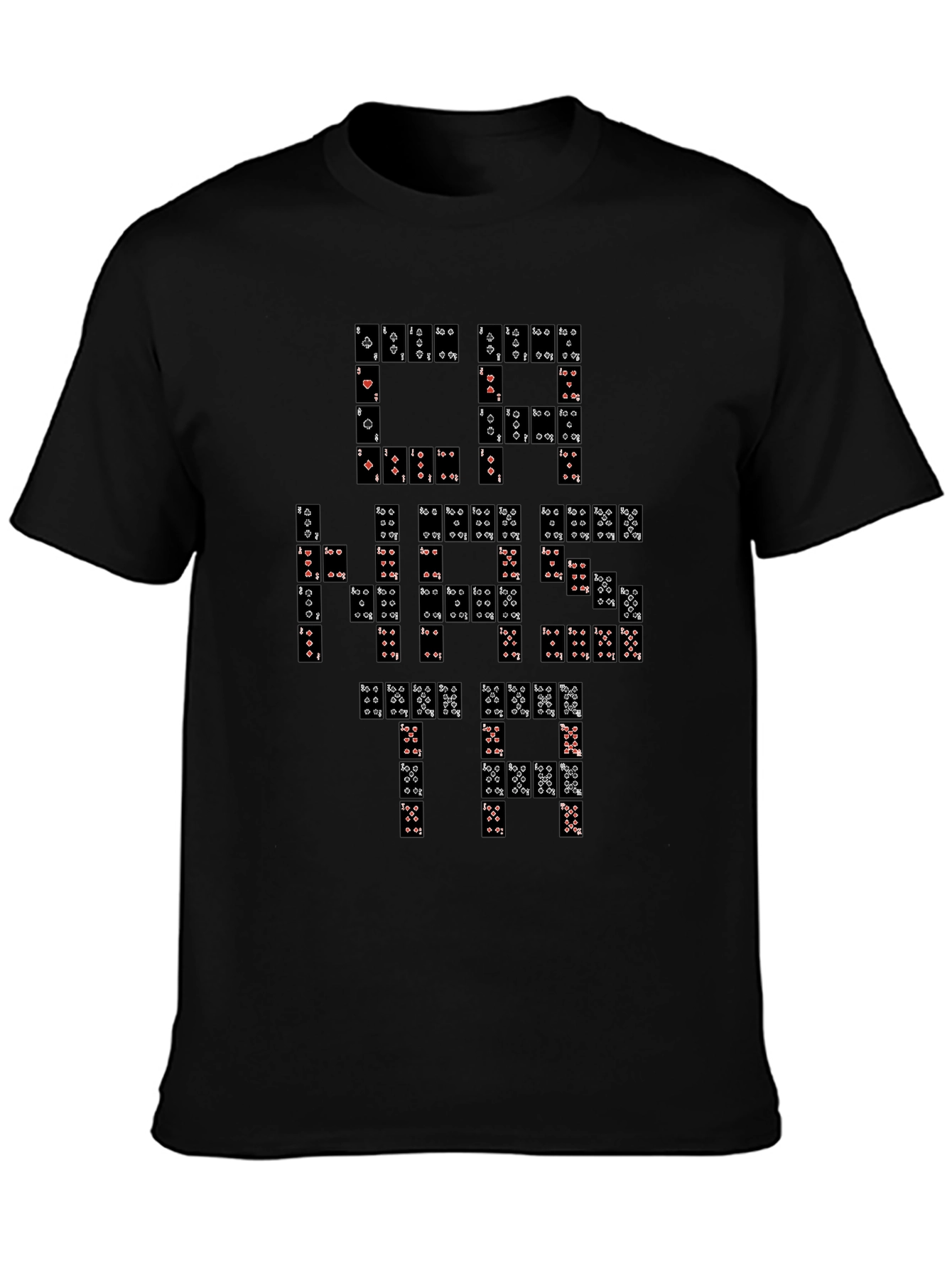 Cardistry Graphic T-Shirt - Black