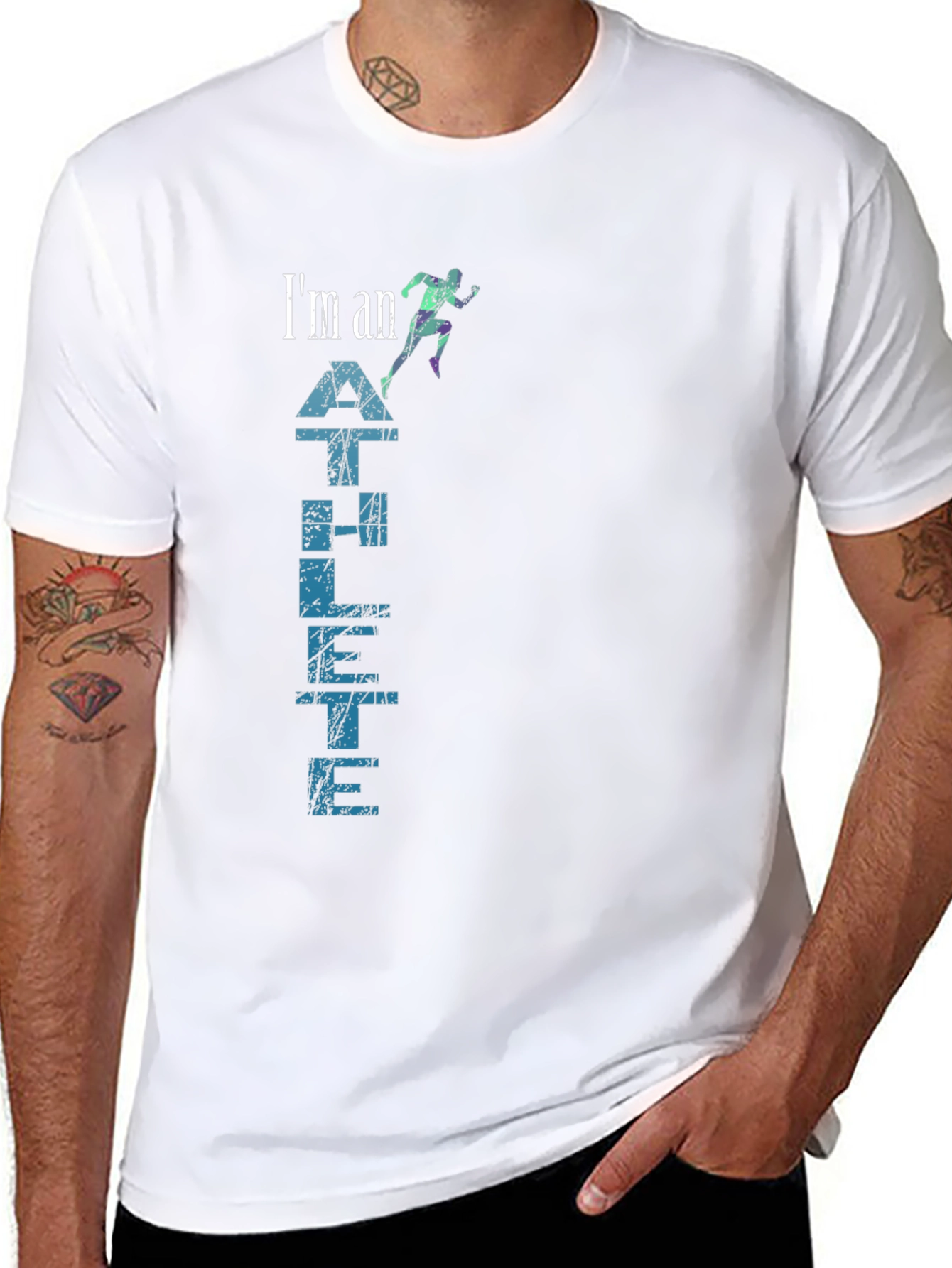 Im An Athlete T-Shirt - Sports & Fitness