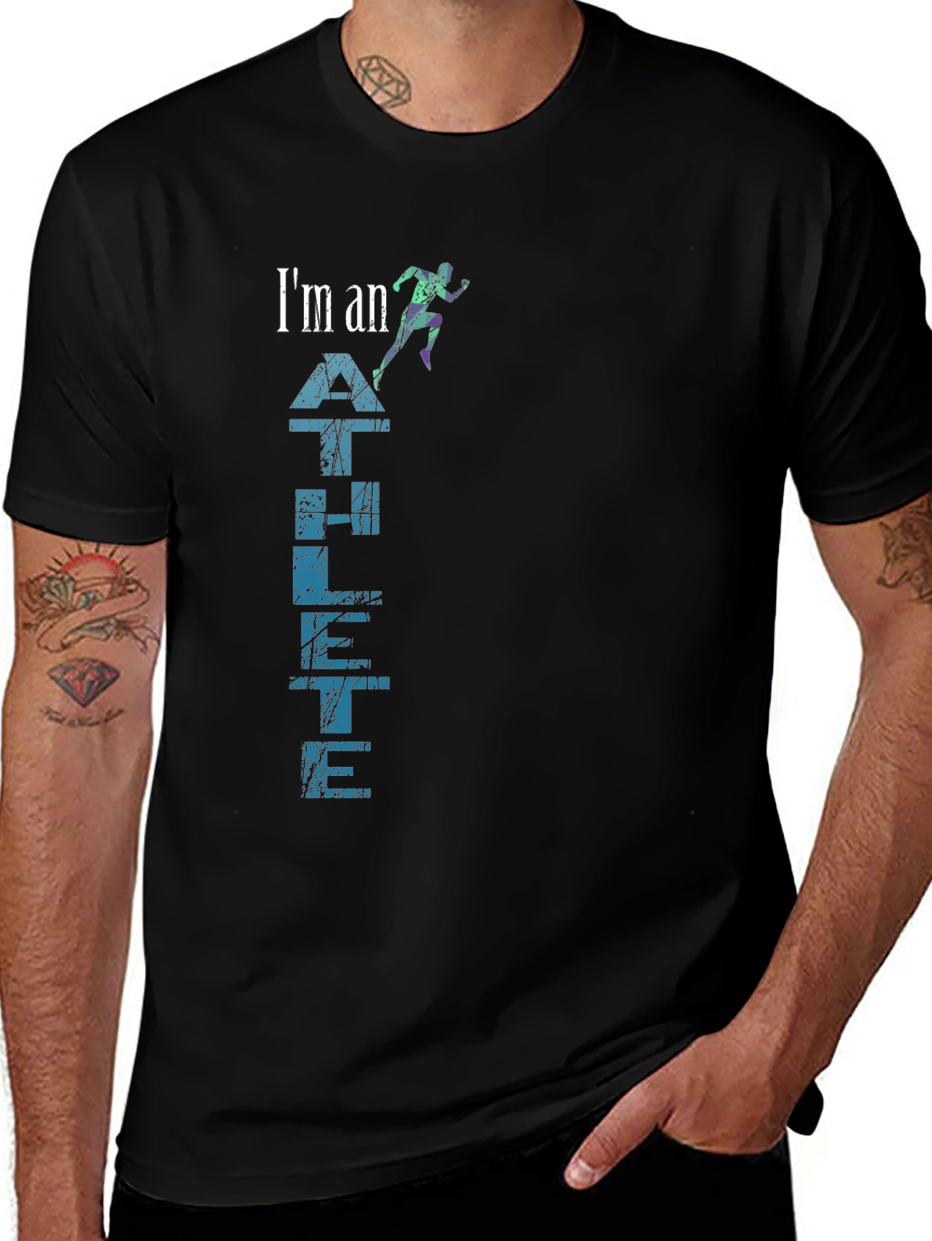Im An Athlete T-Shirt - Sports & Fitness