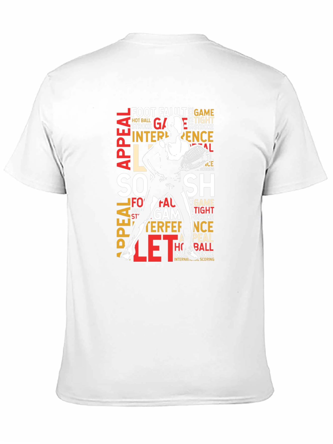 Tennis Word Art Graphic T-Shirt