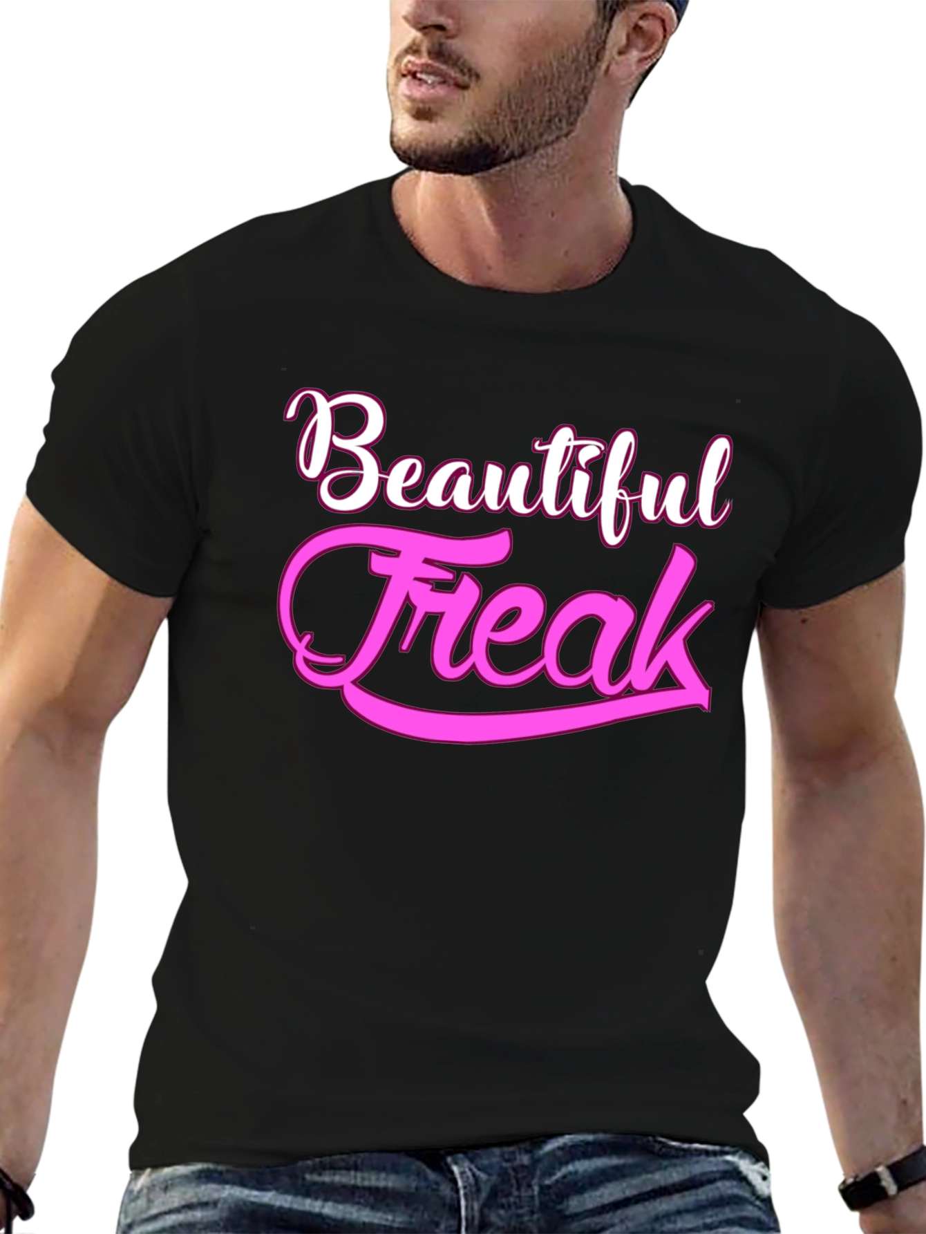 Beautiful Freak Black Graphic Tee