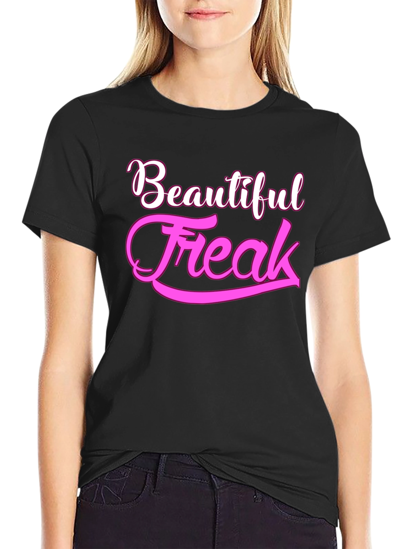 Beautiful Freak Black Graphic Tee