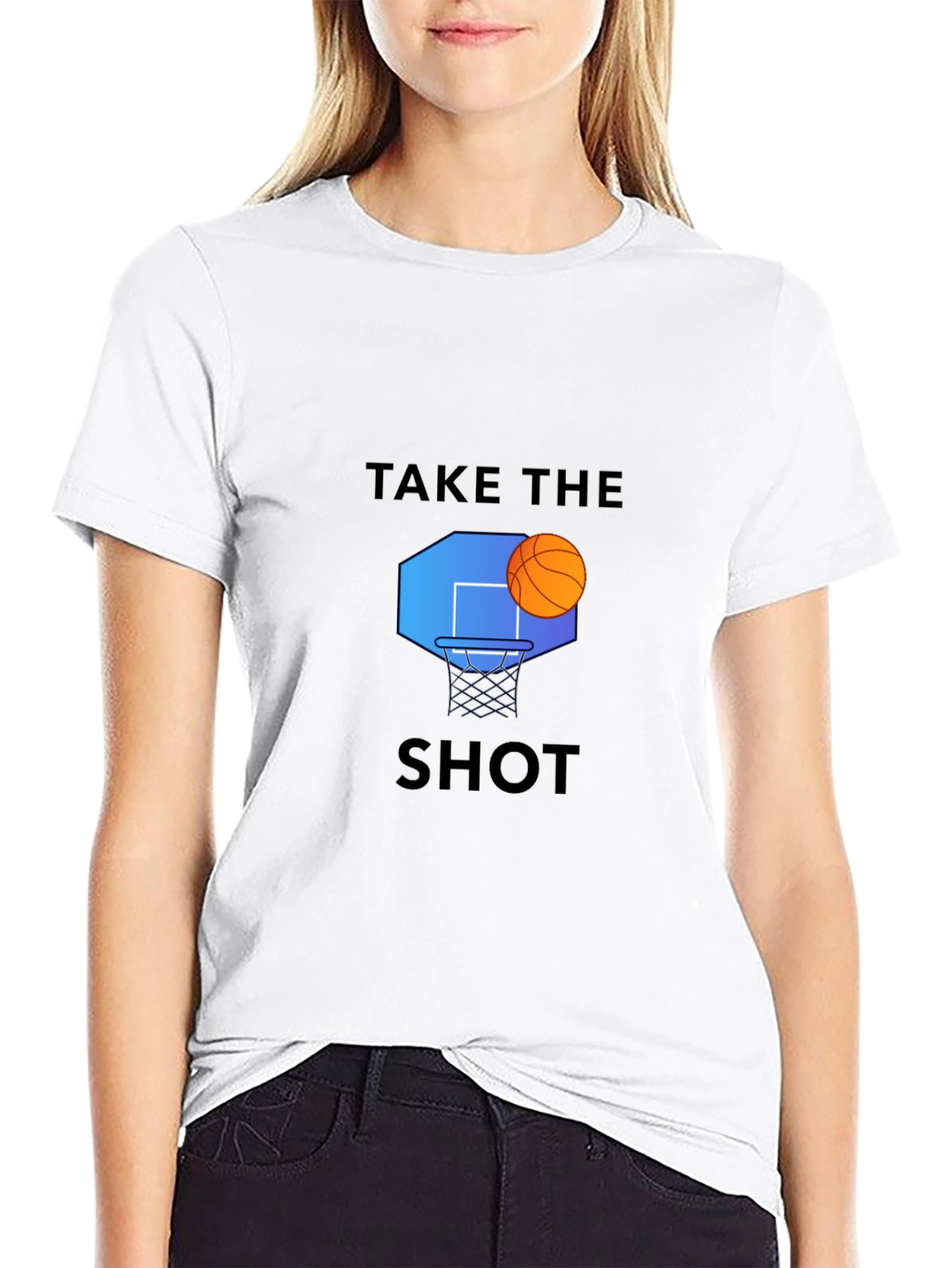 Take the Shot Black Graphic Tee