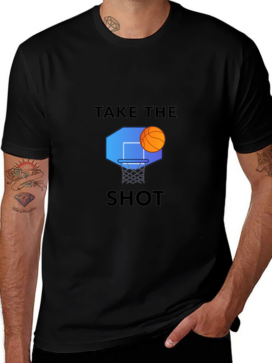 Take the Shot Black Graphic Tee