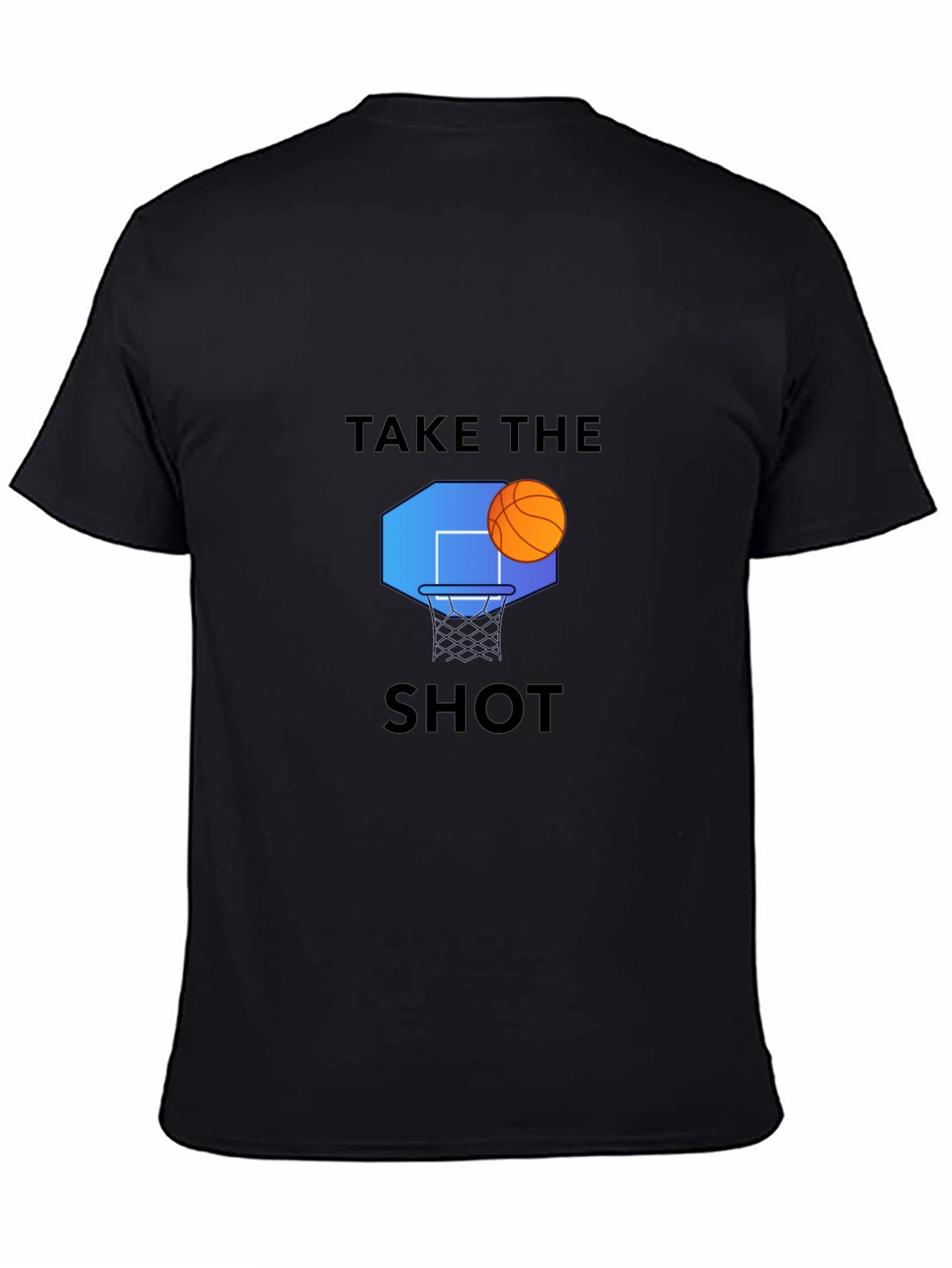 Take the Shot Black Graphic Tee
