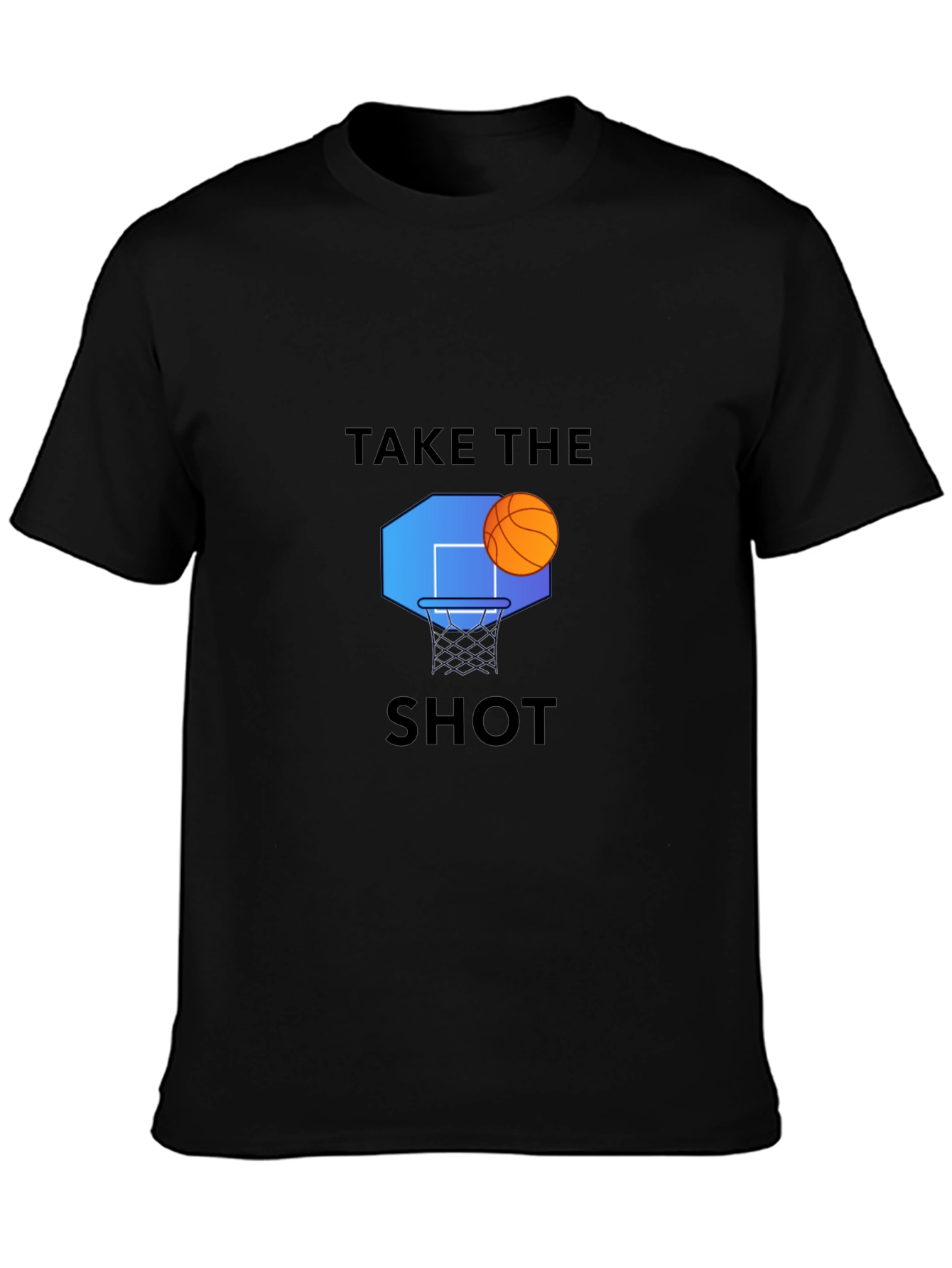 Take the Shot Black Graphic Tee