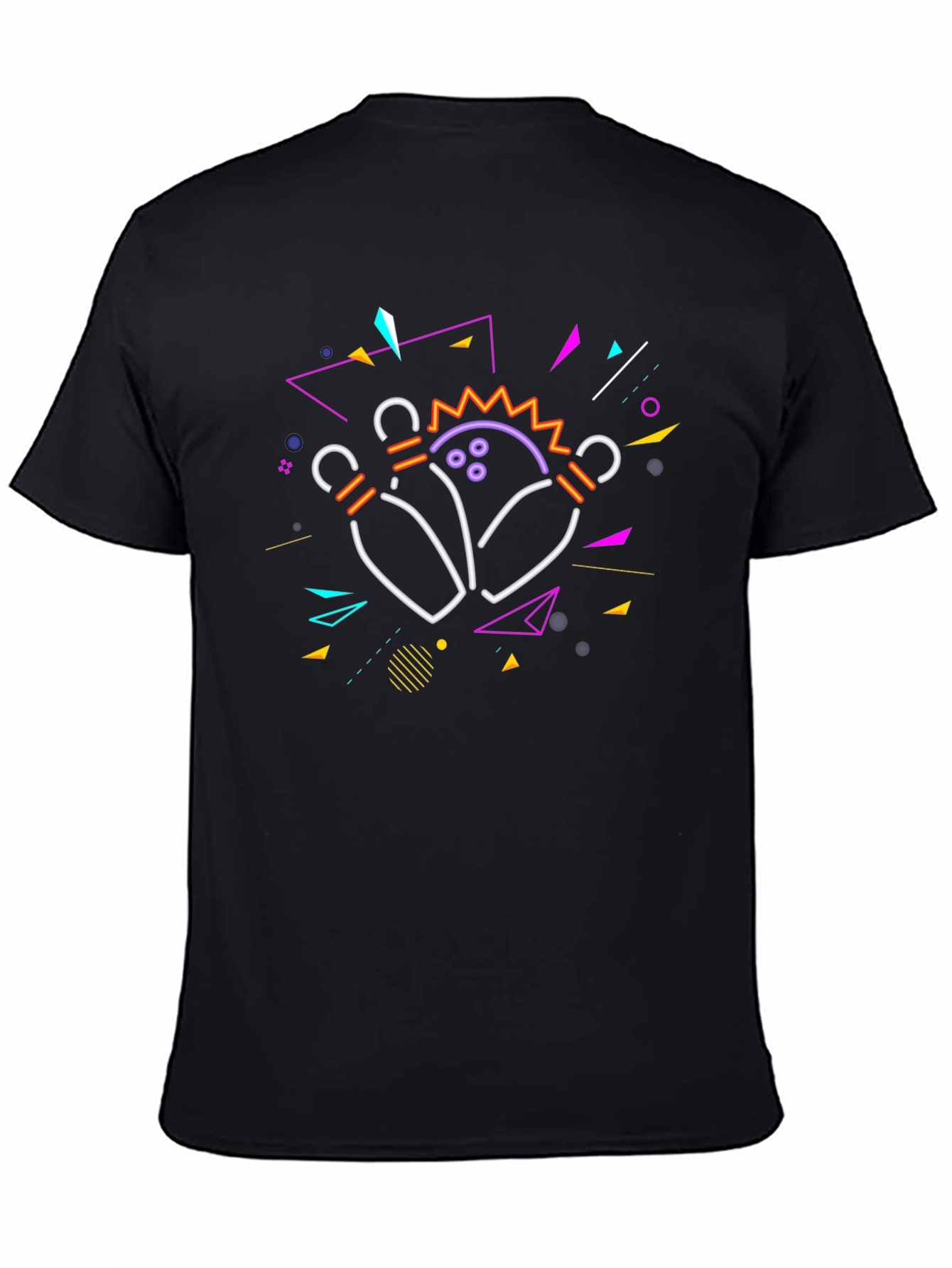Retro Bowling Strike T-Shirt - Black