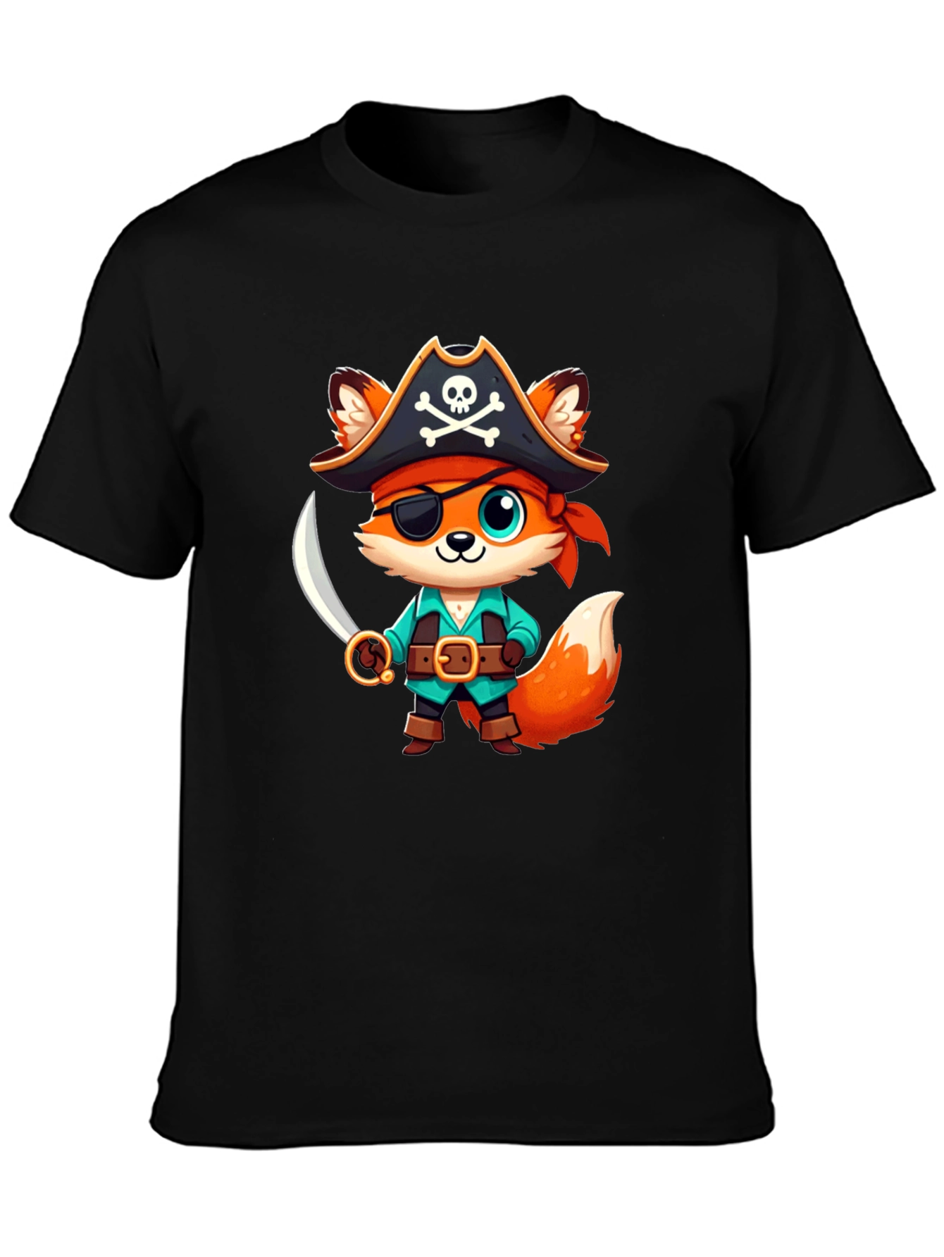 Cute Pirate Fox T-Shirt