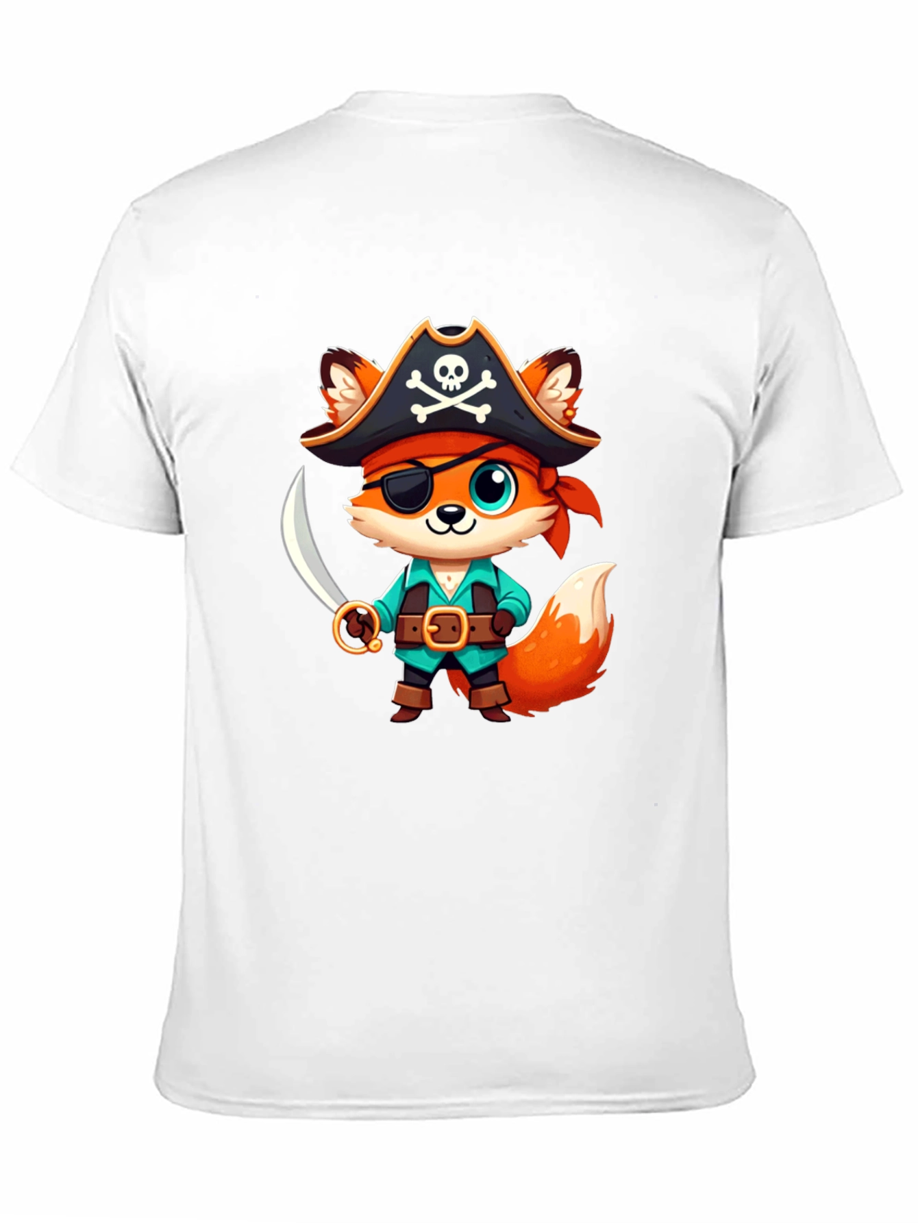 Cute Pirate Fox T-Shirt