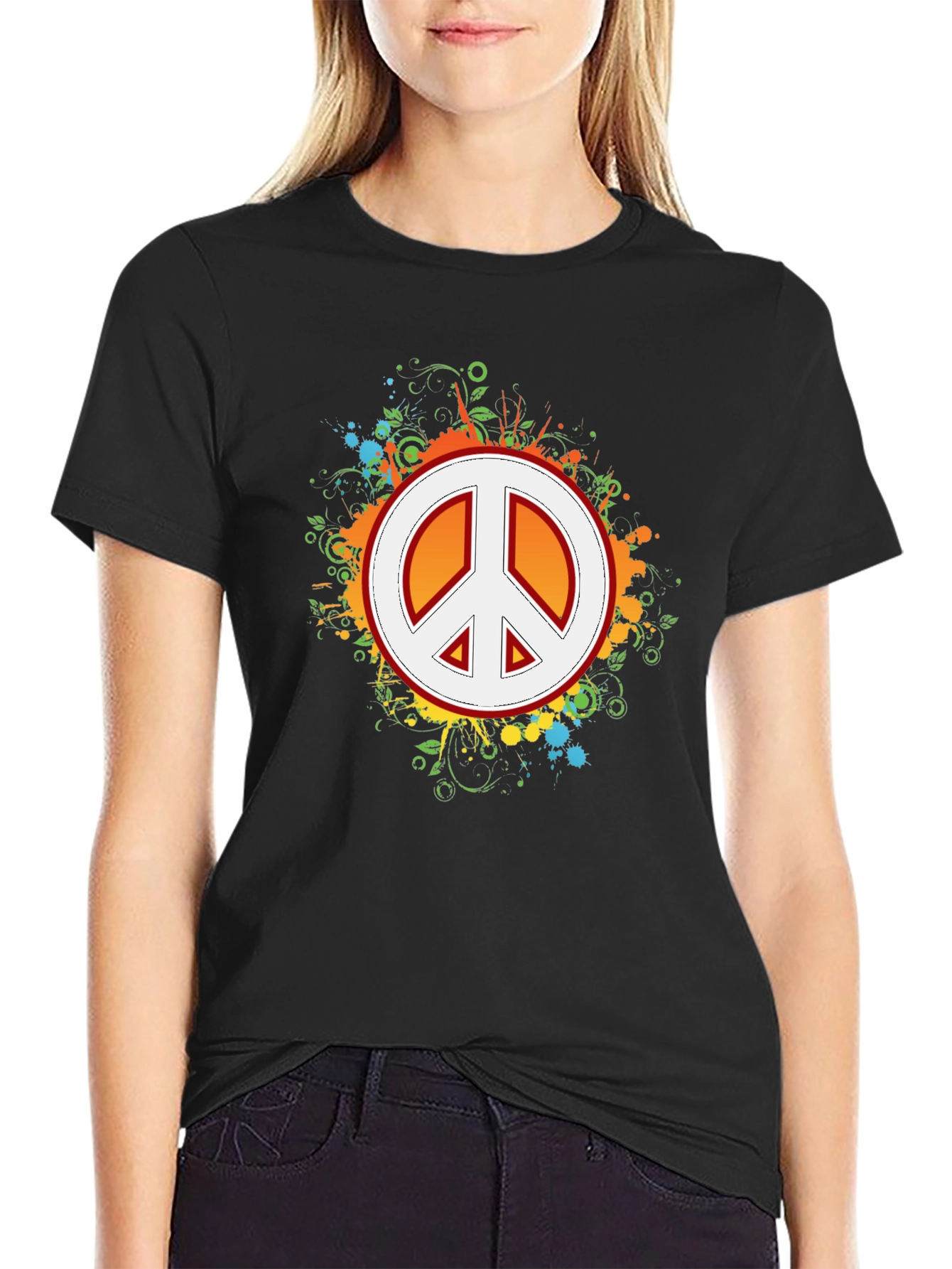 Peace Sign T-Shirt - Retro Graphic Tee