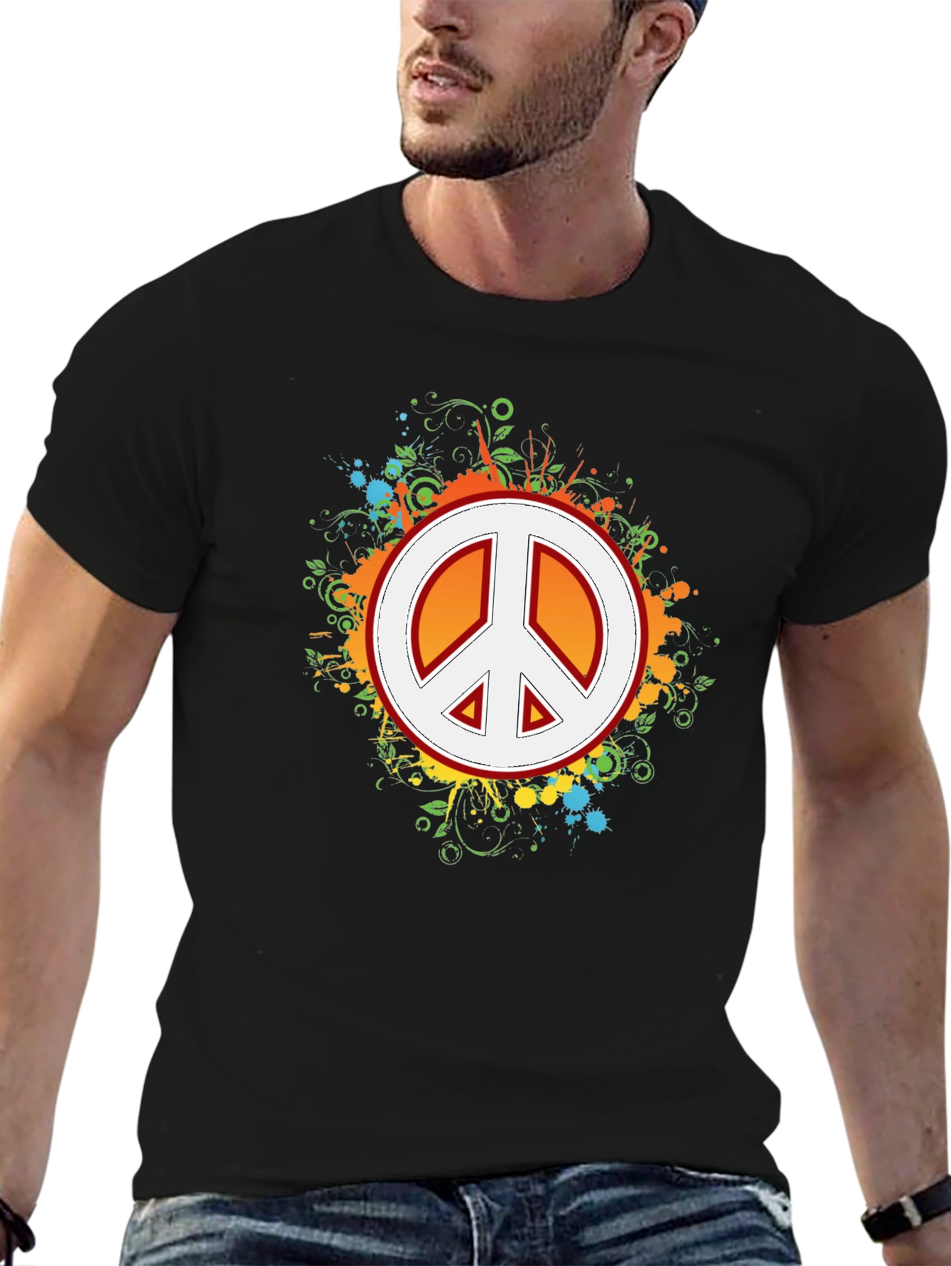 Peace Sign T-Shirt - Retro Graphic Tee