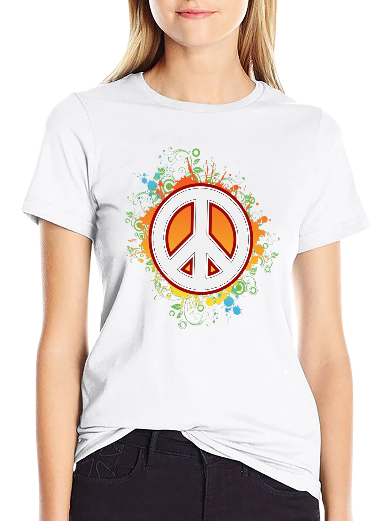 Peace Sign T-Shirt - Retro Graphic Tee