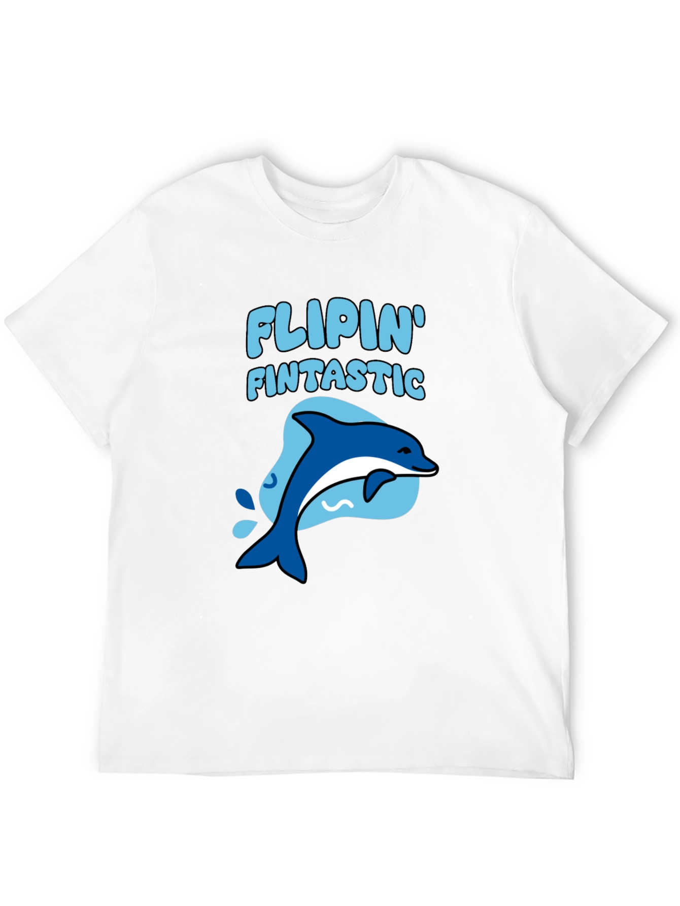 Flippin Fintastic Dolphin Graphic Tee