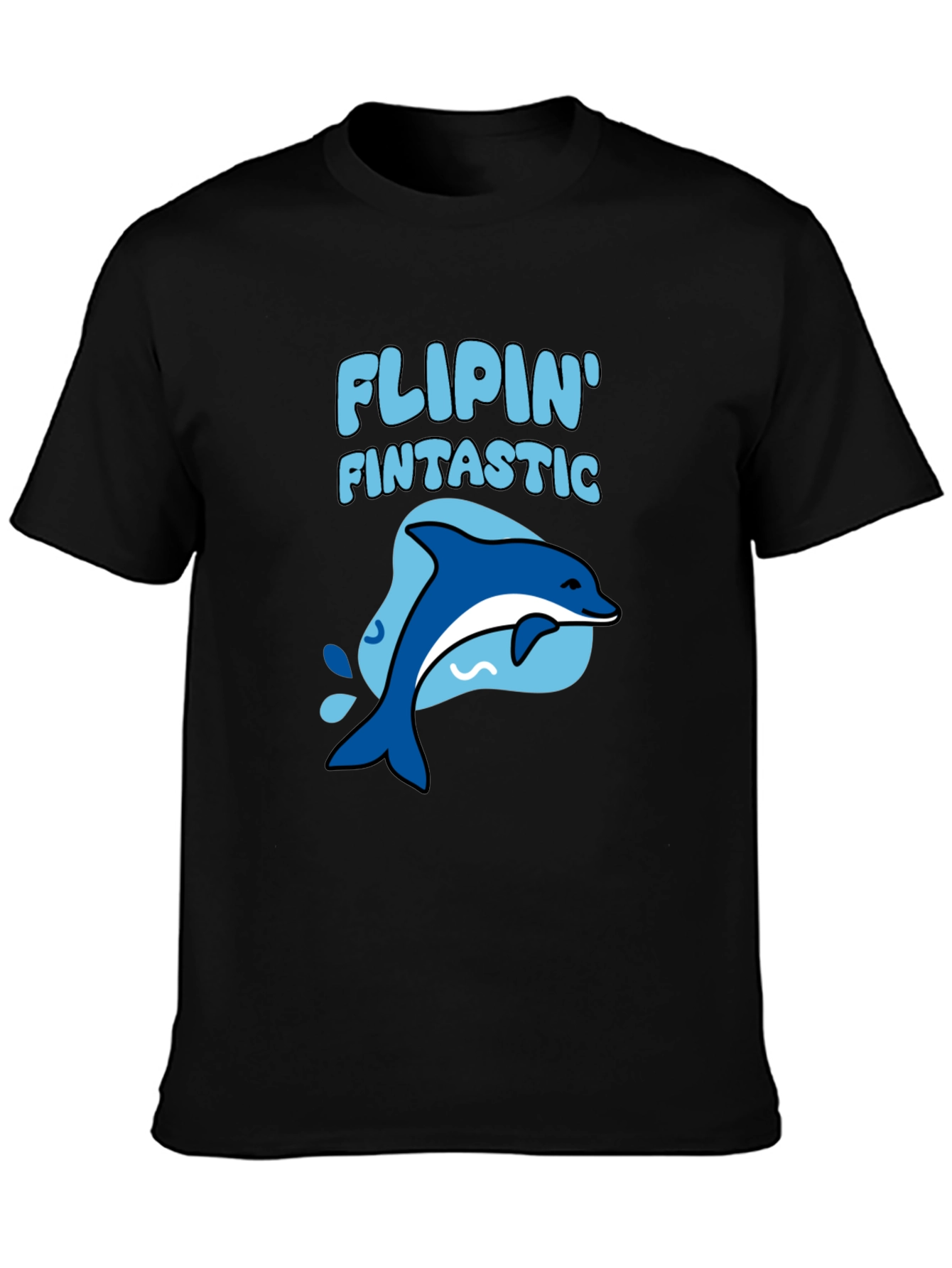 Flippin Fintastic Dolphin Graphic Tee