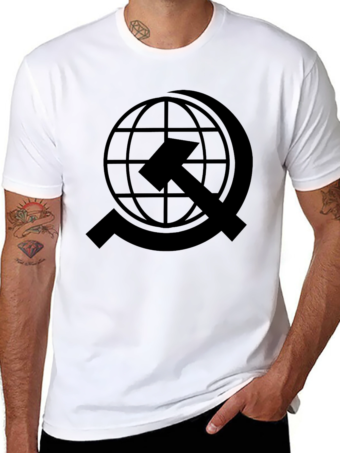 Globe Hammer & Sickle T-Shirt