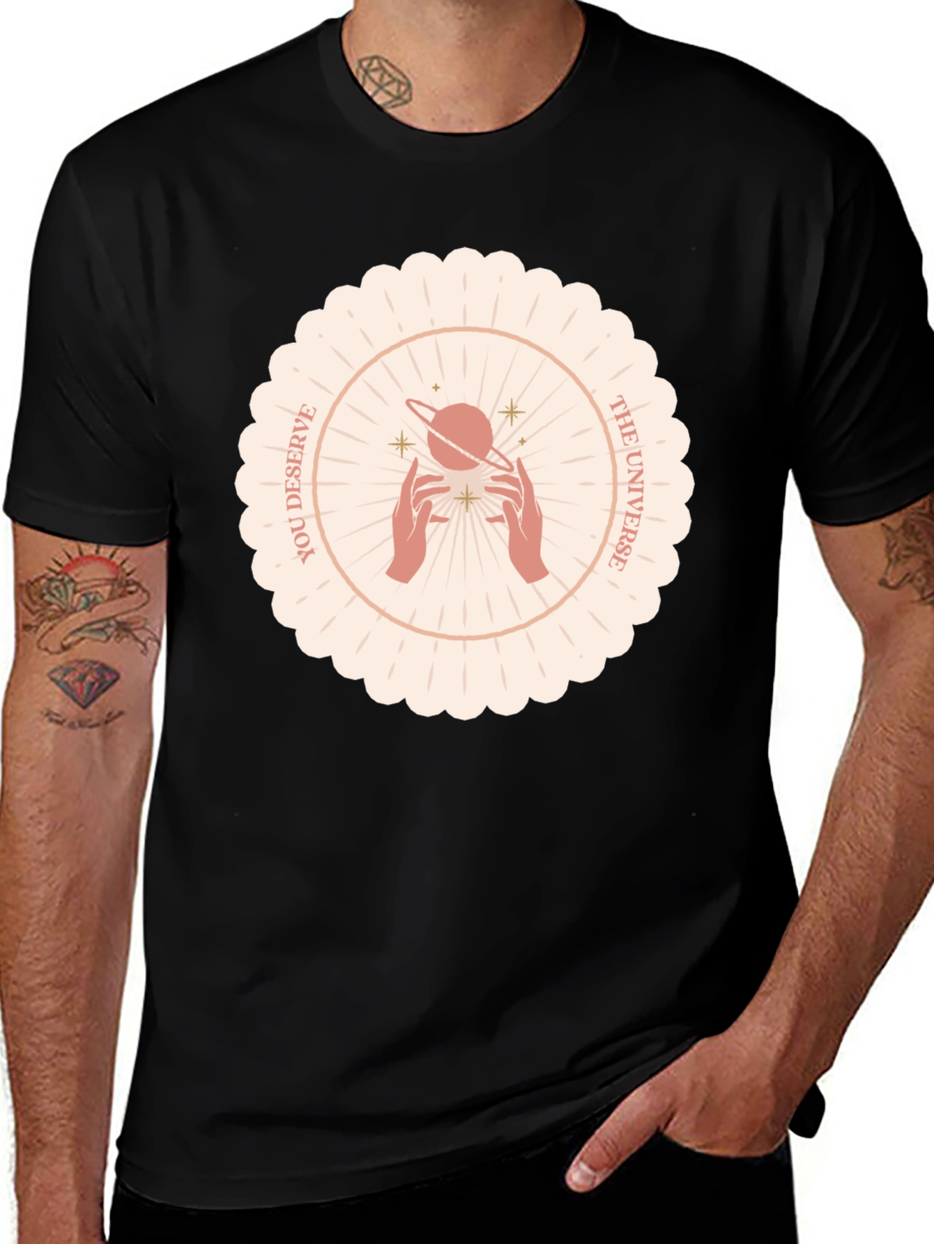 Cosmic Universe Graphic Tee - You Deserve It!