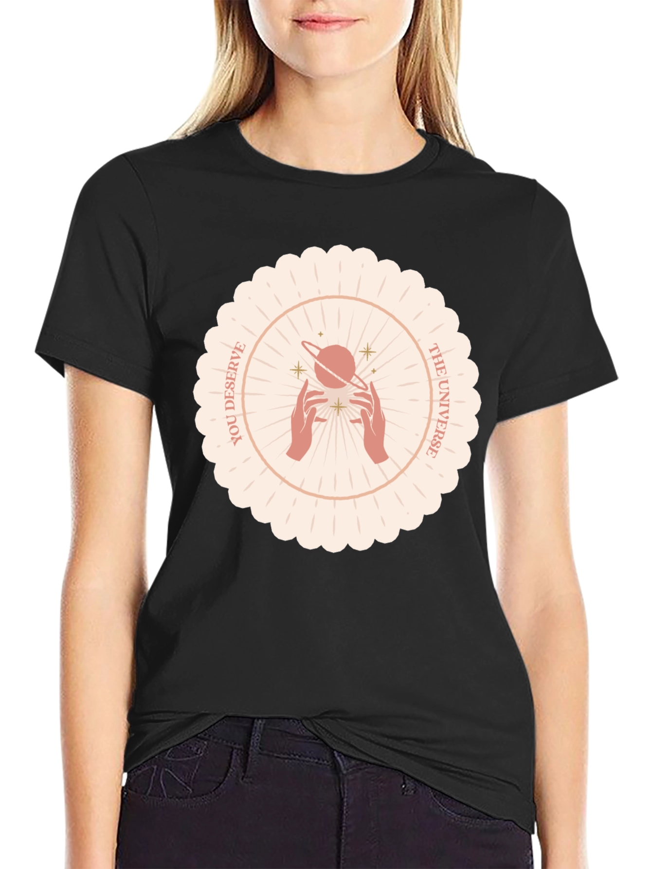 Cosmic Universe Graphic Tee - You Deserve It!