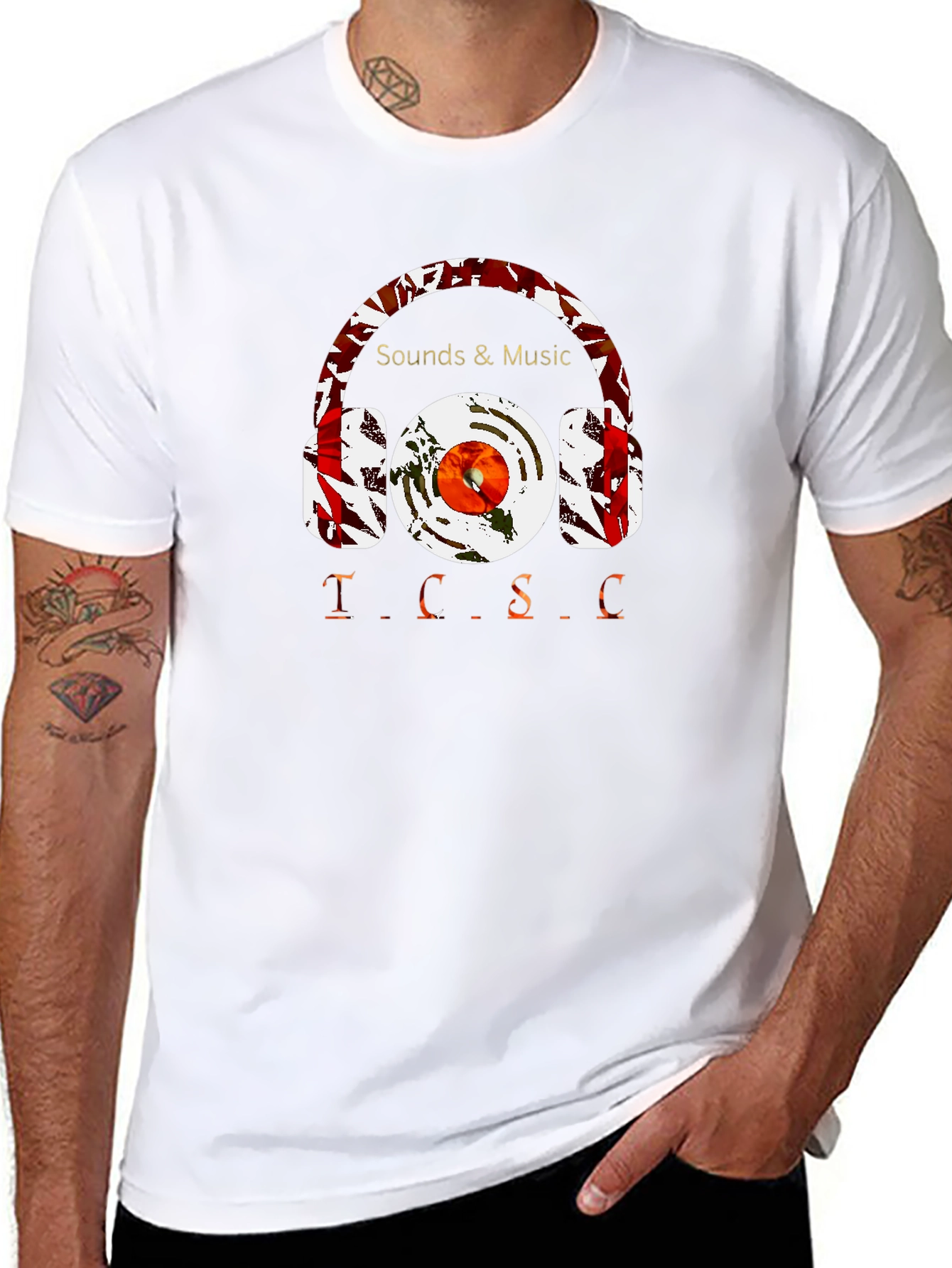 Sounds & Music Graphic T-Shirt