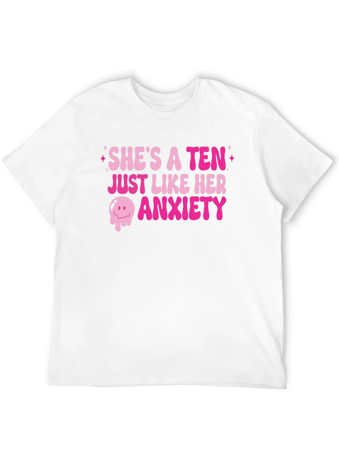 Shes a Ten Anxiety Graphic T-Shirt