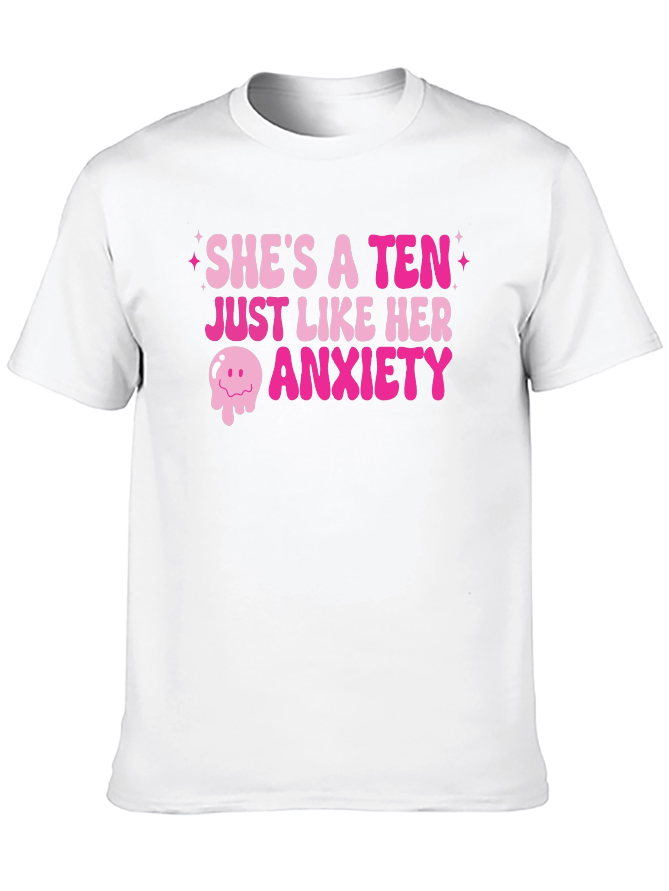 Shes a Ten Anxiety Graphic T-Shirt