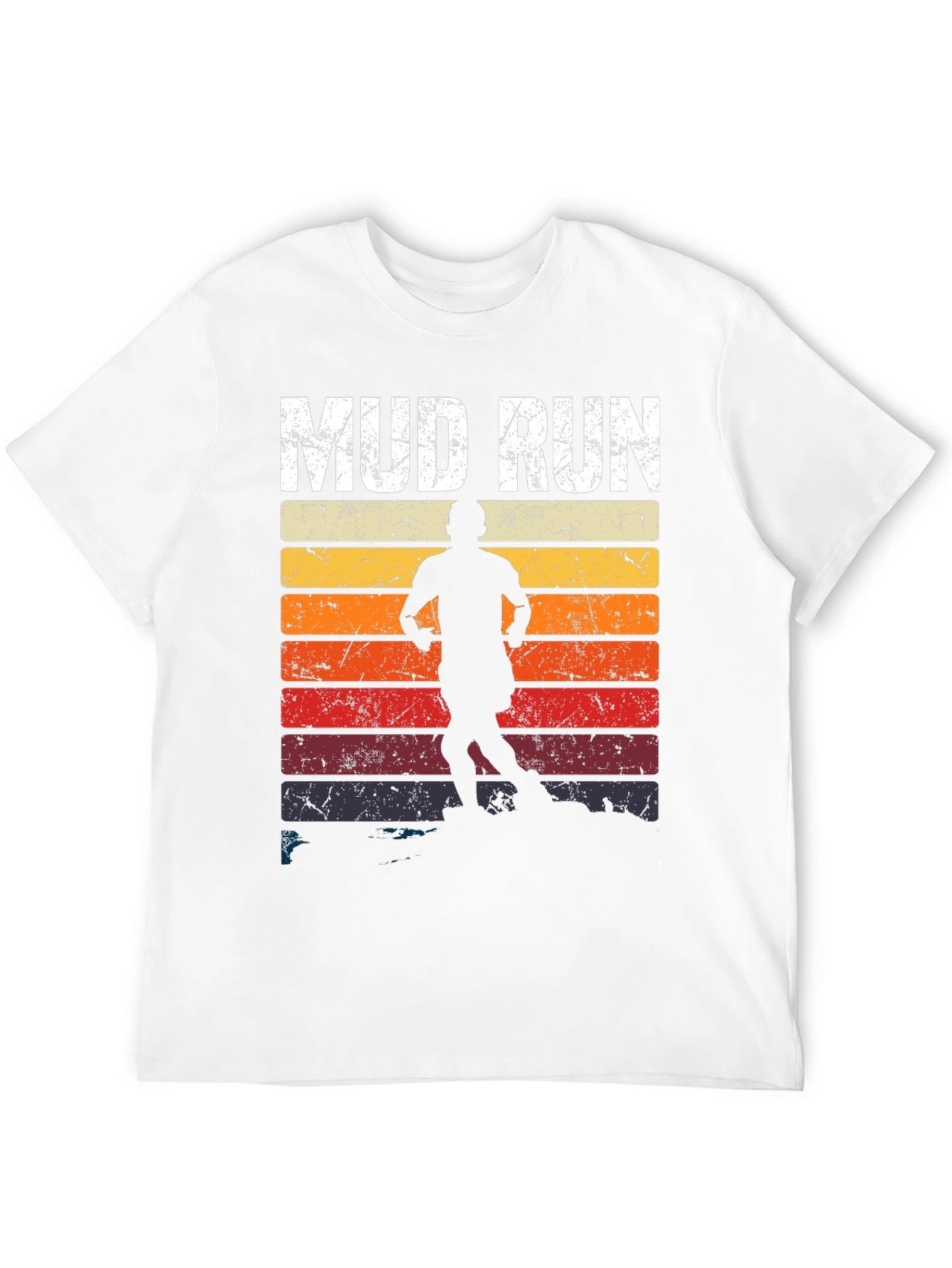 Mud Run Retro Graphic T-Shirt - Mens