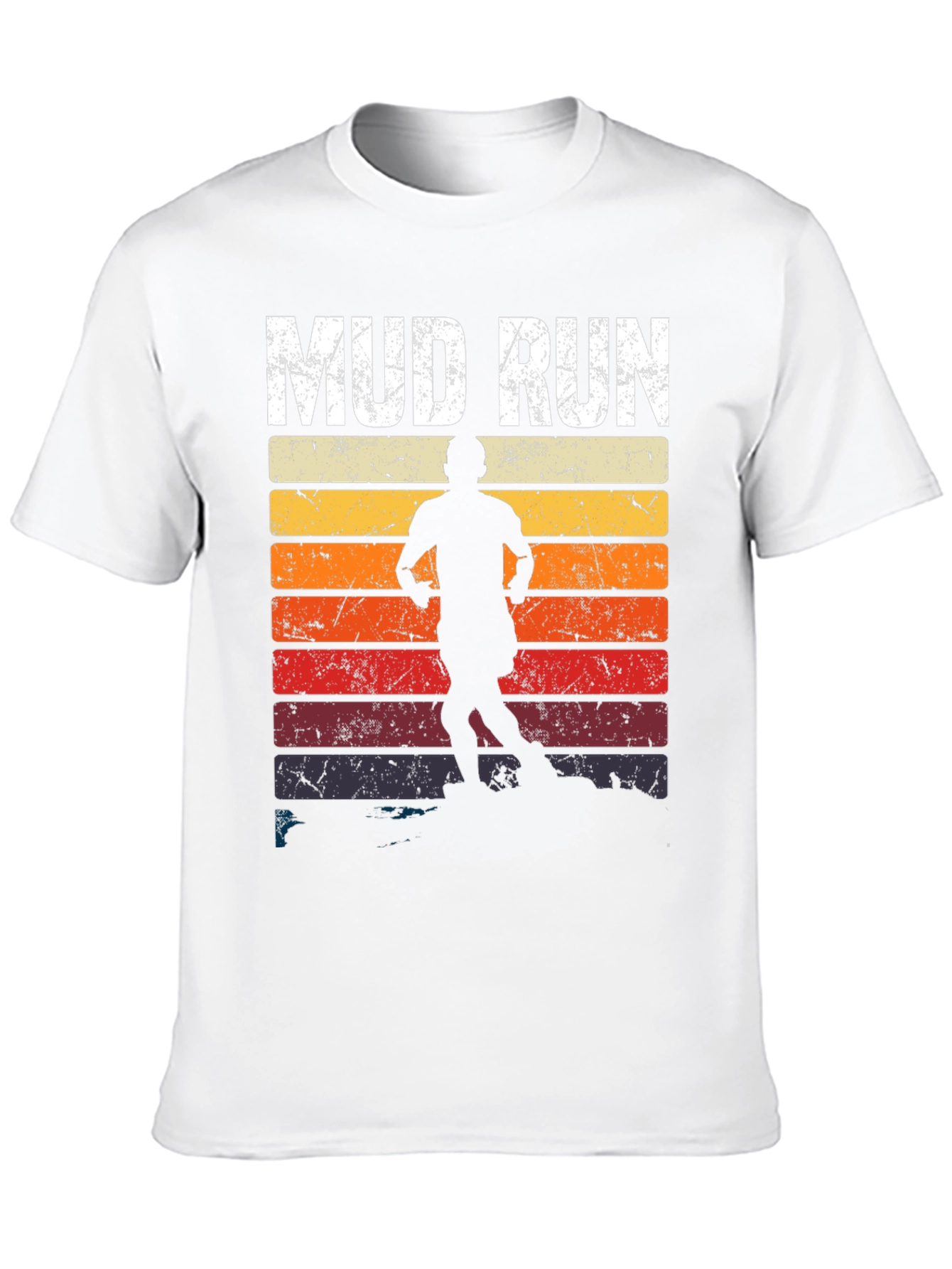 Mud Run Retro Graphic T-Shirt - Mens