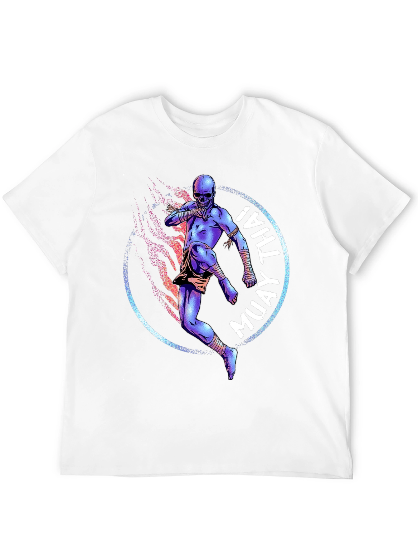 Muay Thai Skull Kick T-Shirt - Graphic Tee